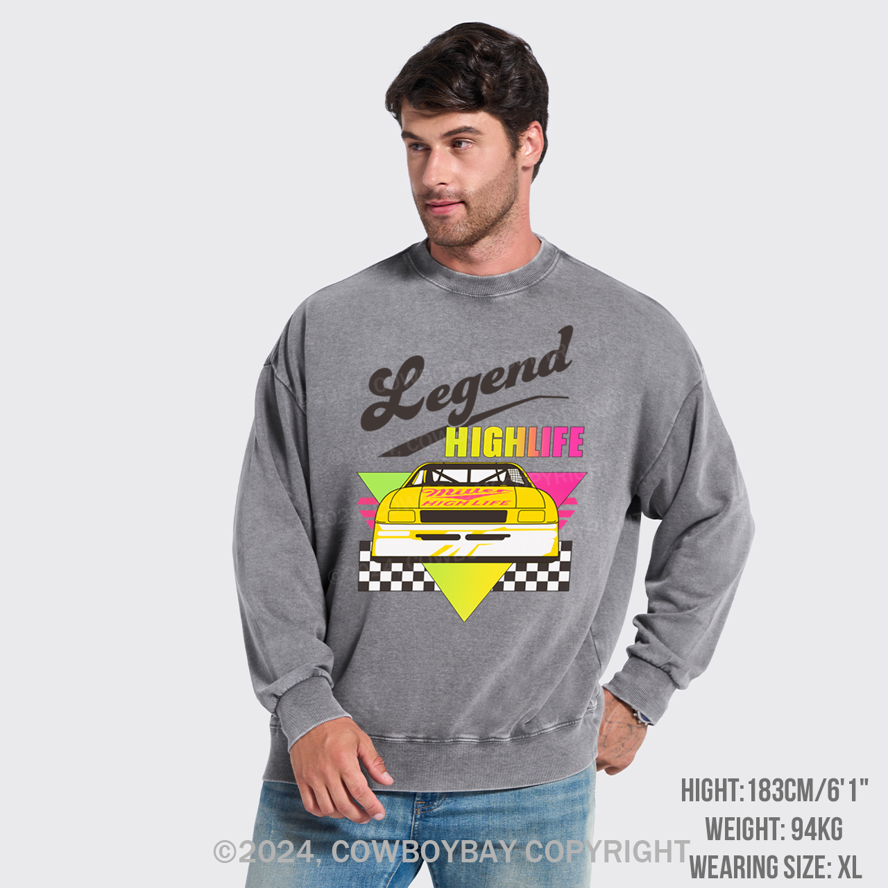 The Colorful Beers Life Washed Sweatshirts