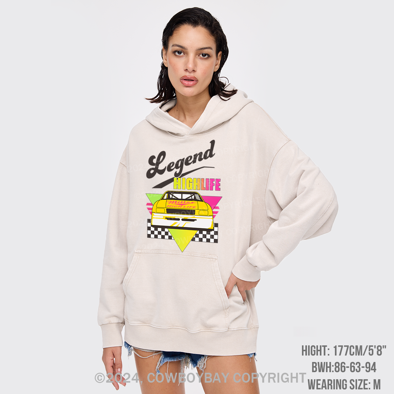 The Colorful Beers Life Garment-Dye Hoodies