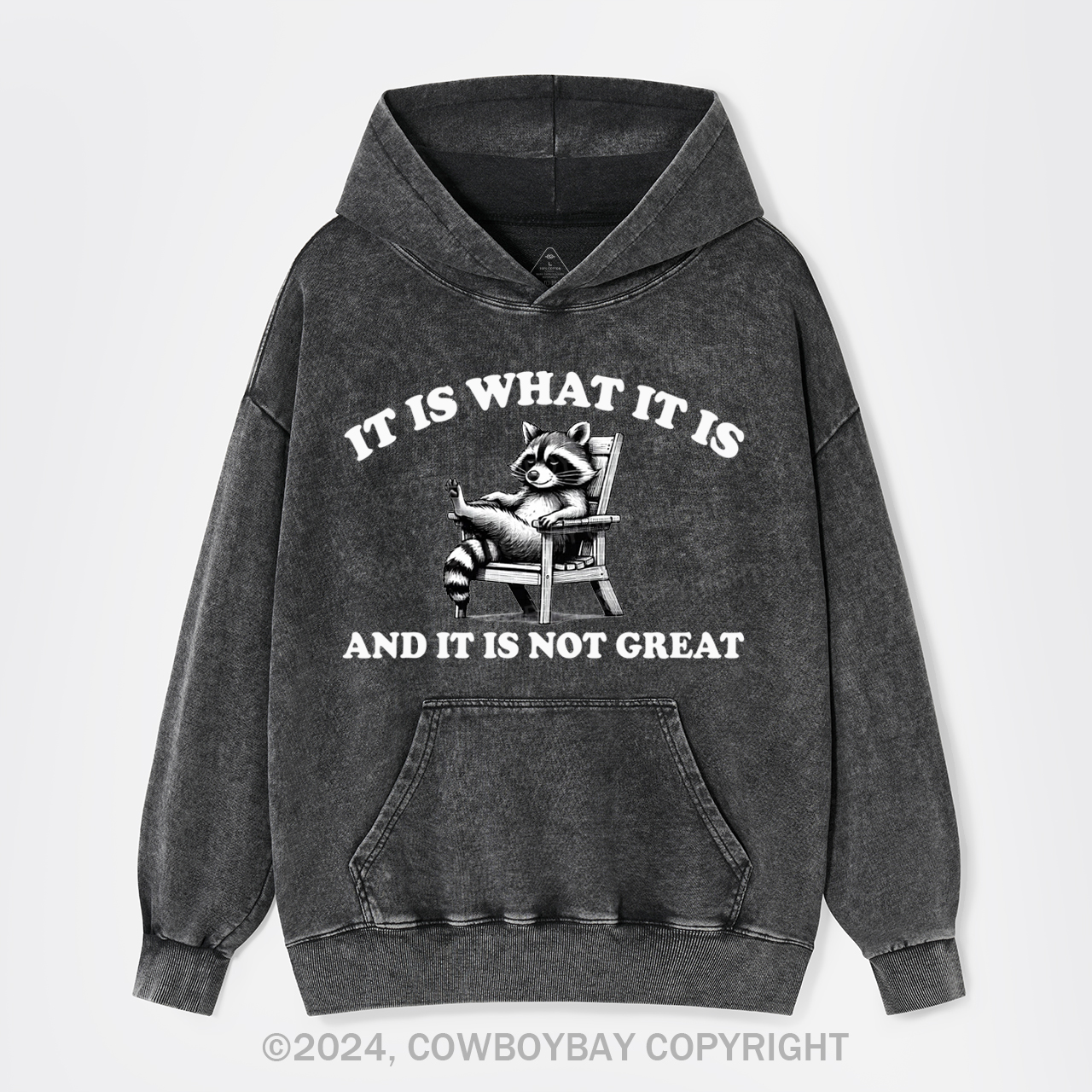 It Is What It Is And It Is Not Great Garment-Dye Hoodies