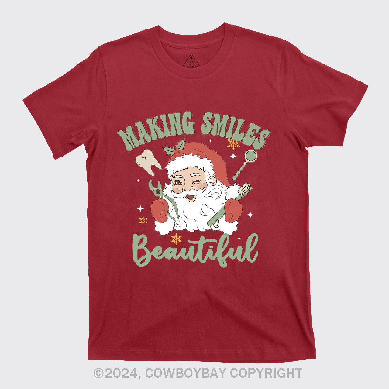 Making Smiles Santa Teeth Beautiful T-Shirts