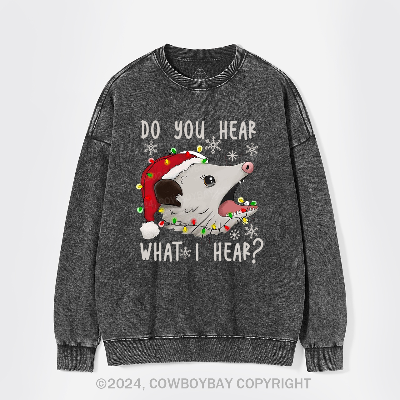 Do You Hear What I Hear Washed Sweatshirts