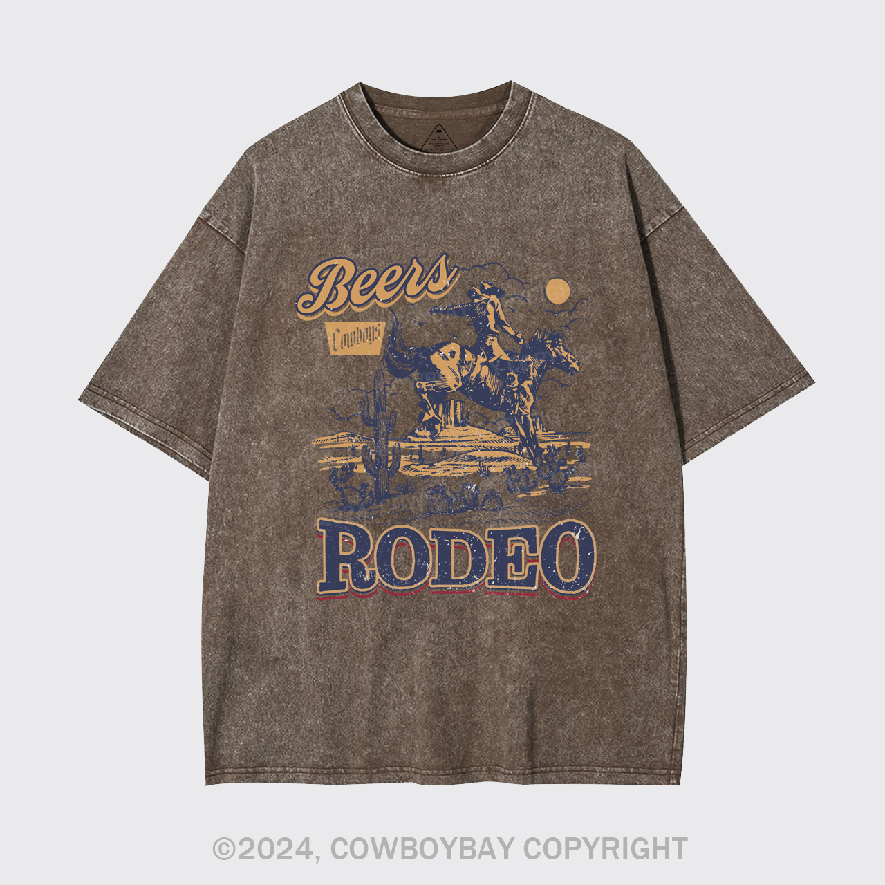 The Rodeo Of Cowboy Garment-dye Tees