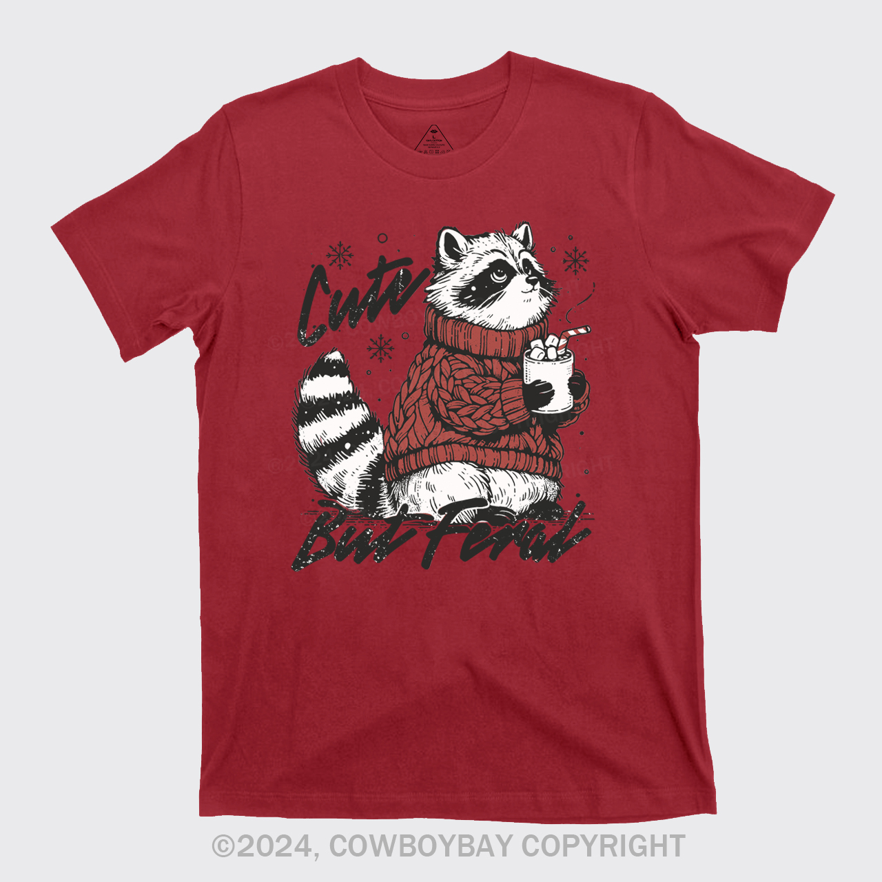 Funny Christmas Raccoon T-Shirts
