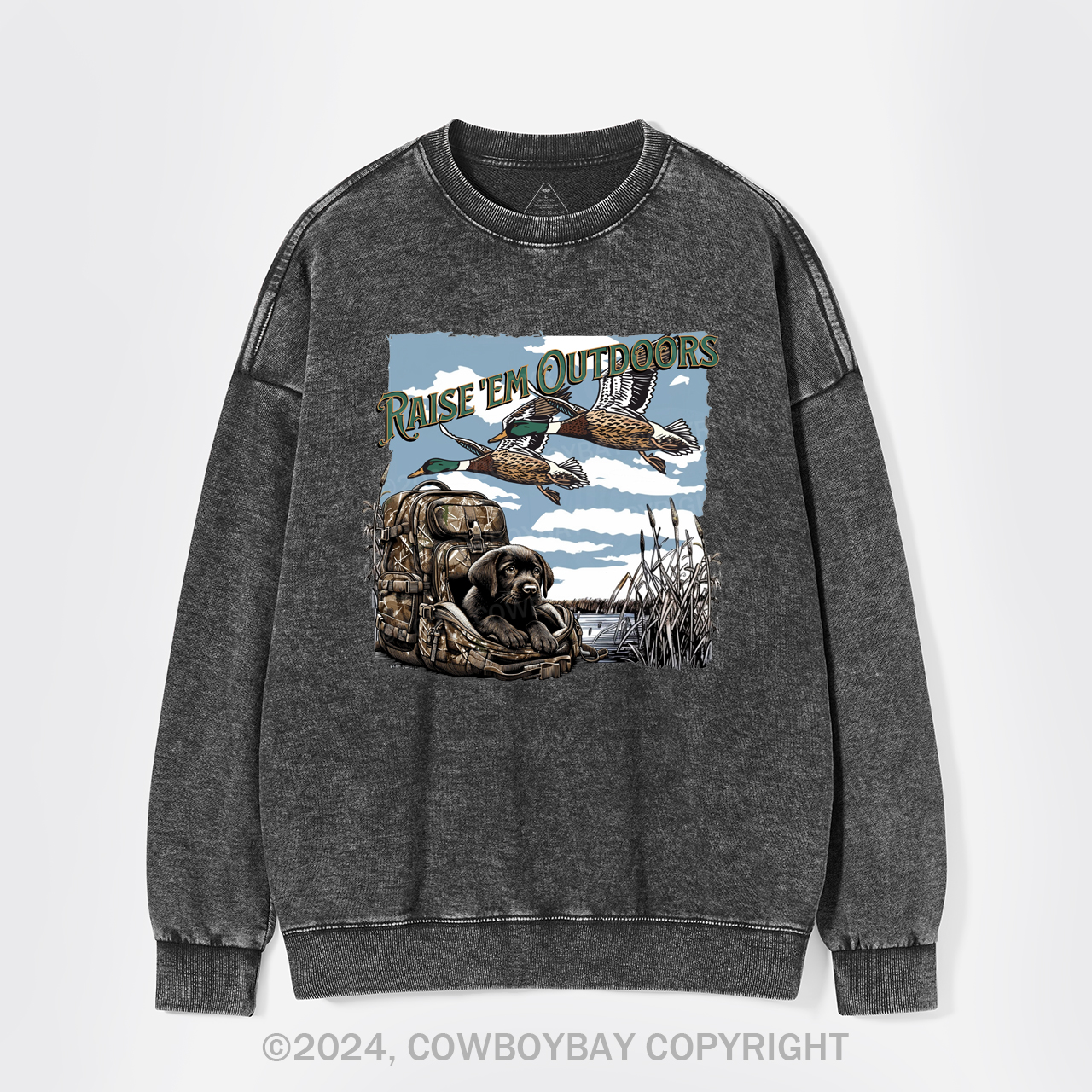 Duck Hunting Washed Sweatshirts