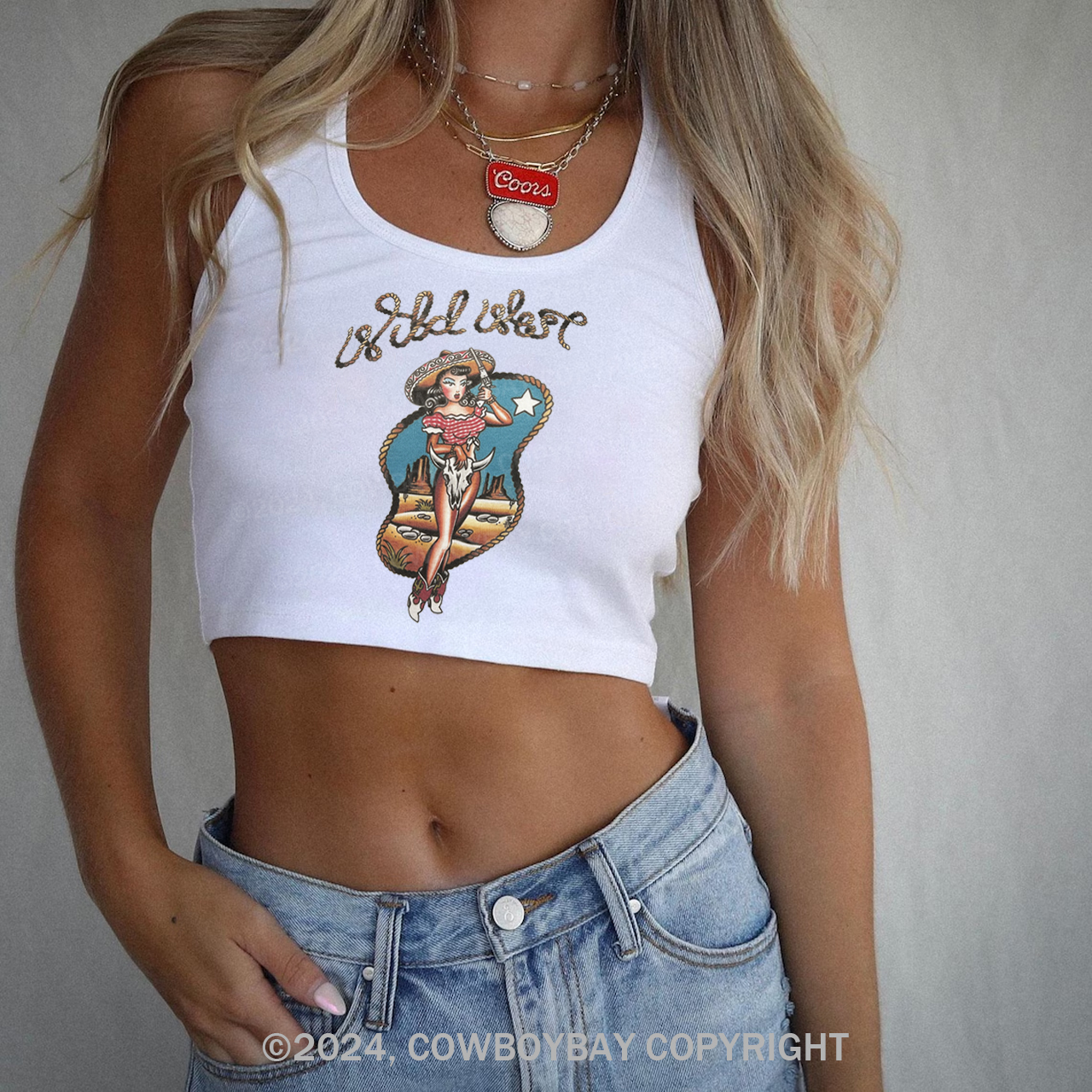 Wild West Cowgirl Tank Top