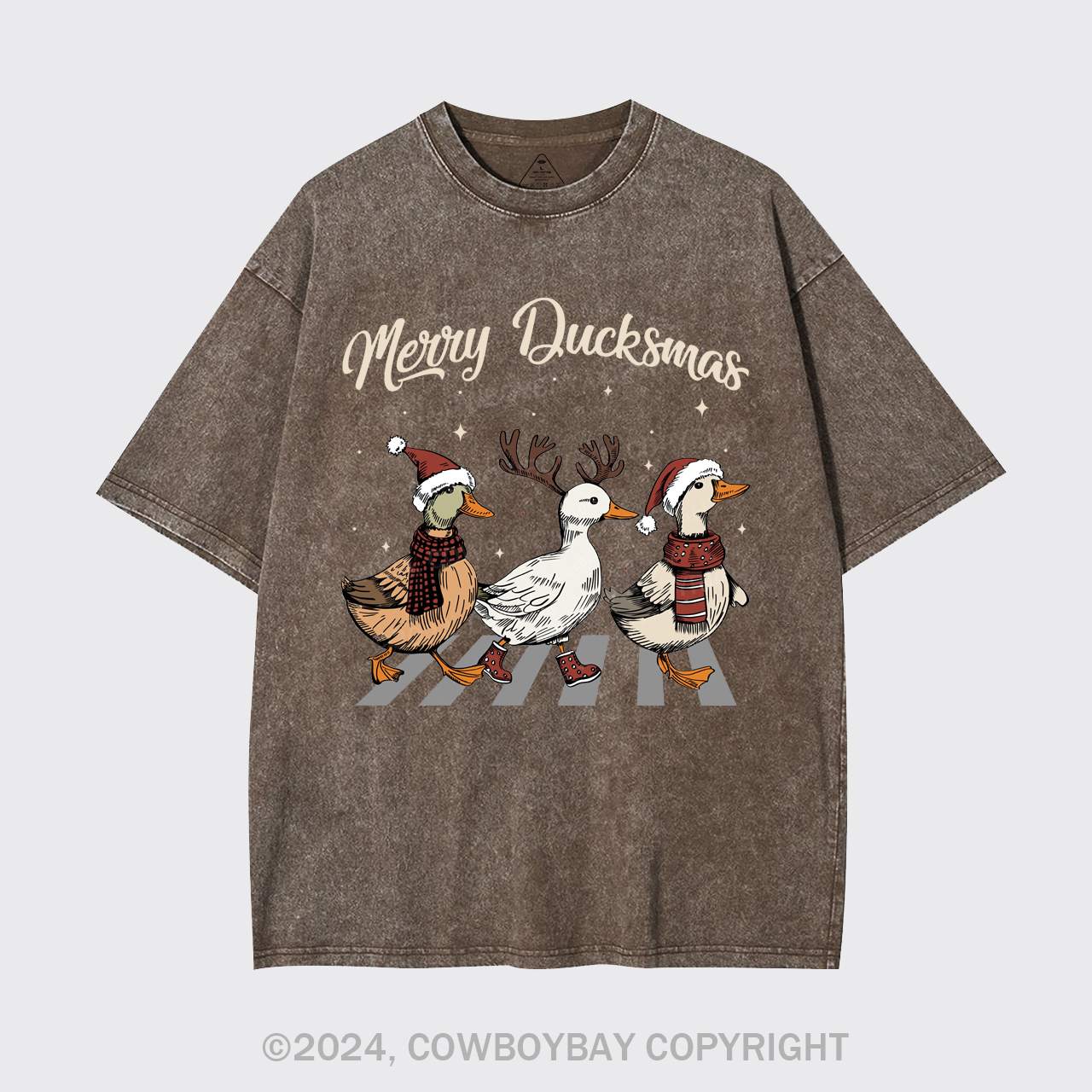 Merry Ducksmas Garment-dye Tees