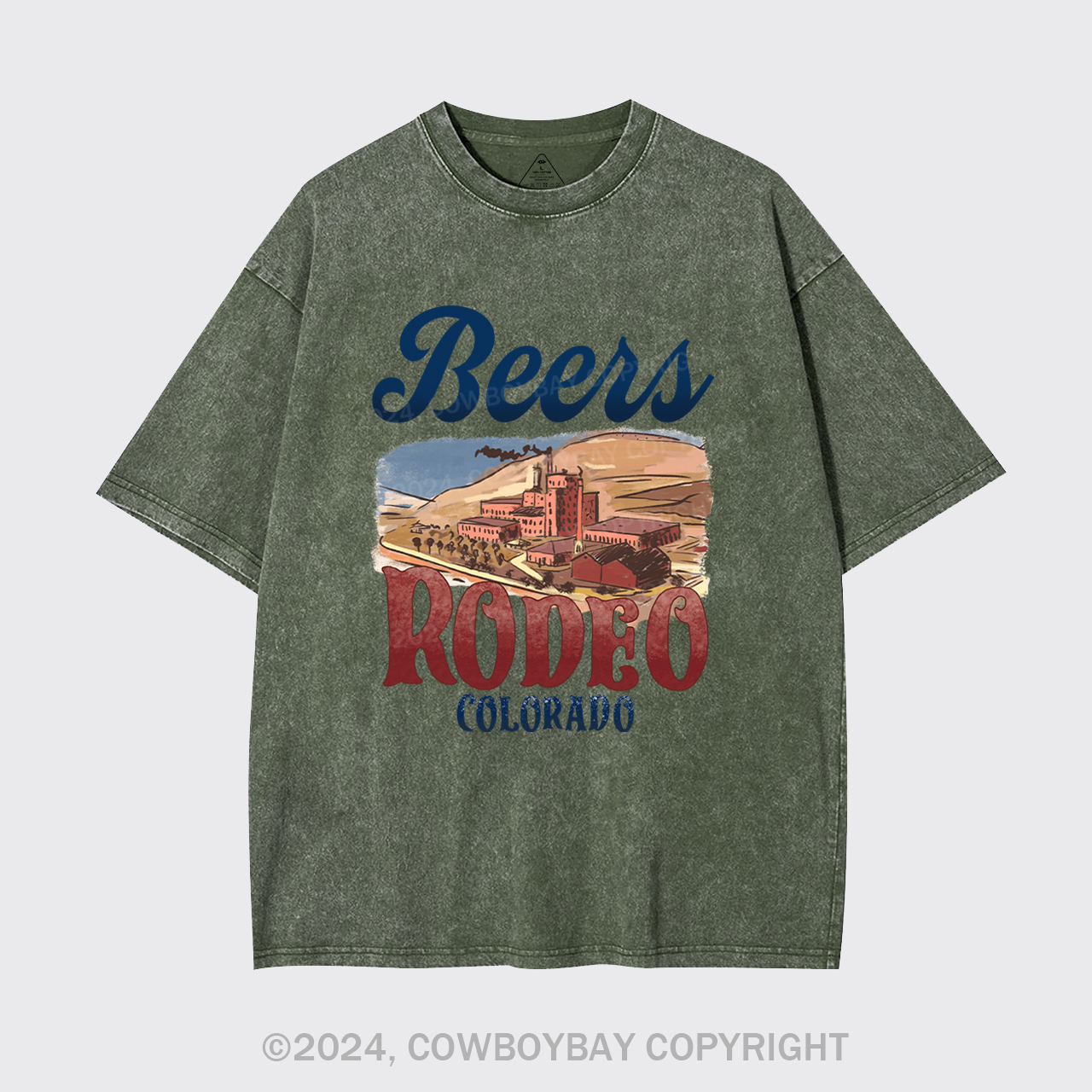 Beers Rodeo Colorado Garment-dye Tees