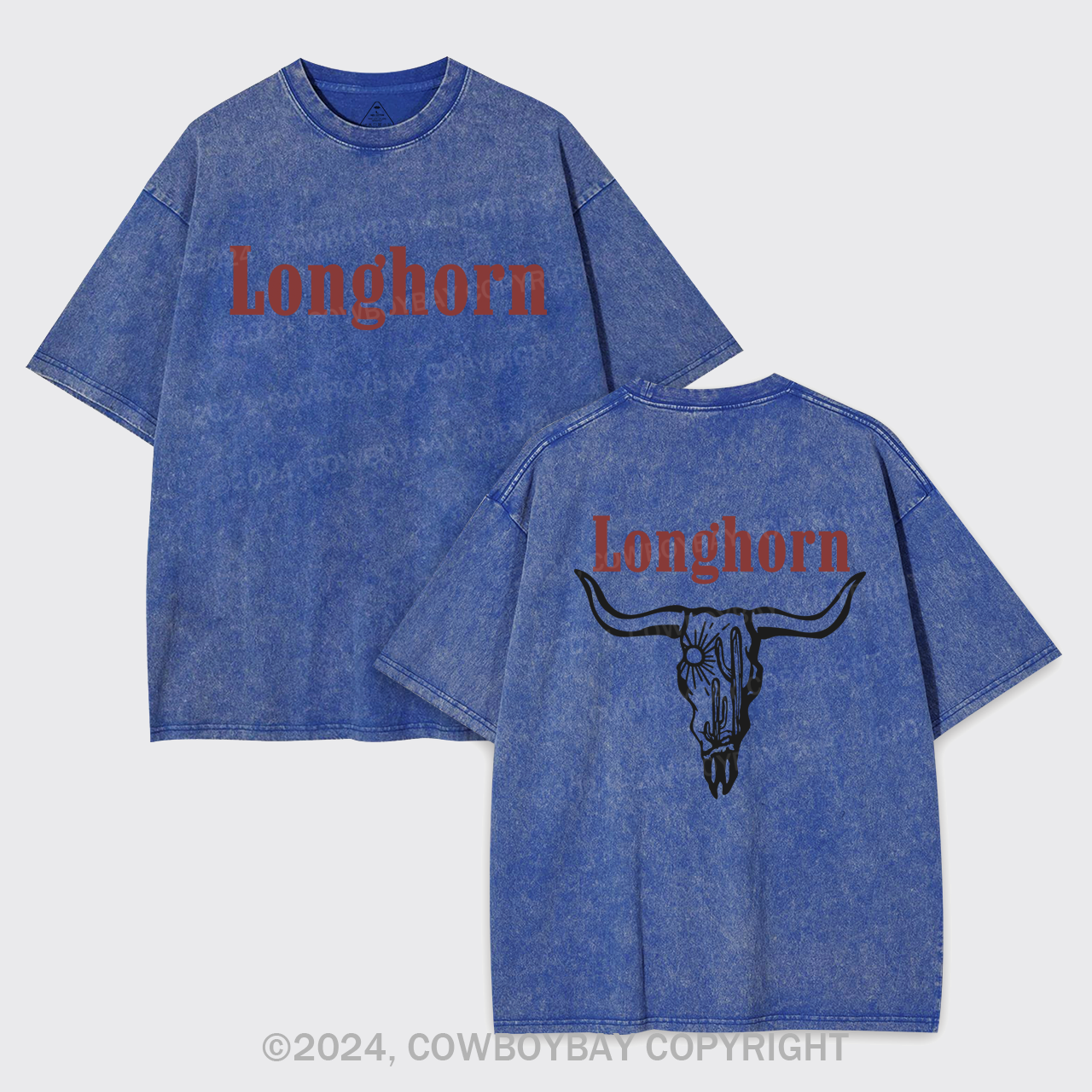 Longhorns And Cowboy Killers Garment-dye Tees