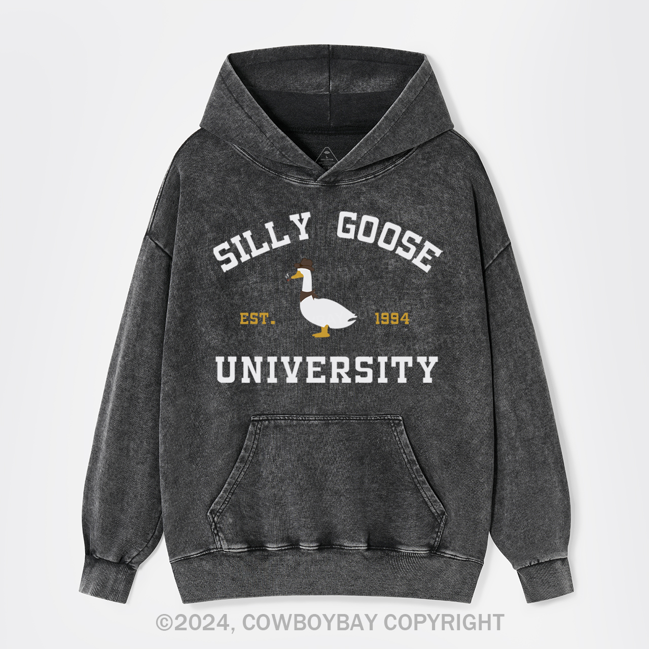Silly Goose University Garment-Dye Hoodies