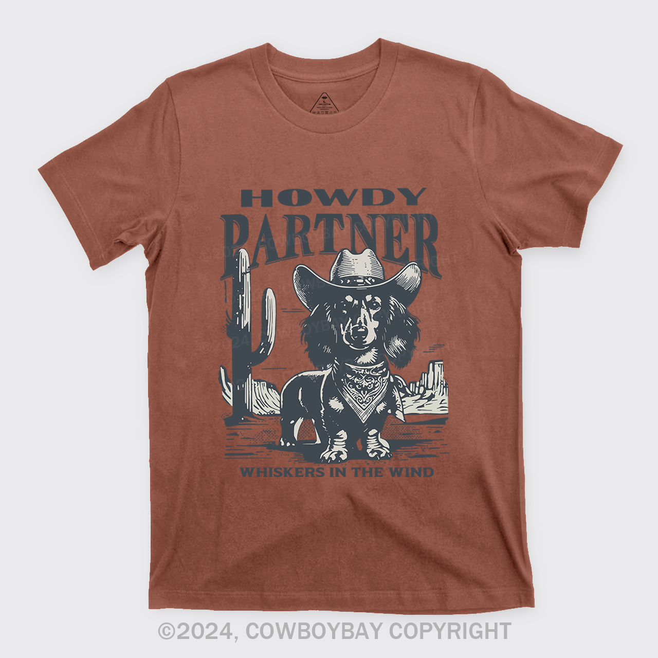 Howdy Partner Cowboy Dog T-Shirts