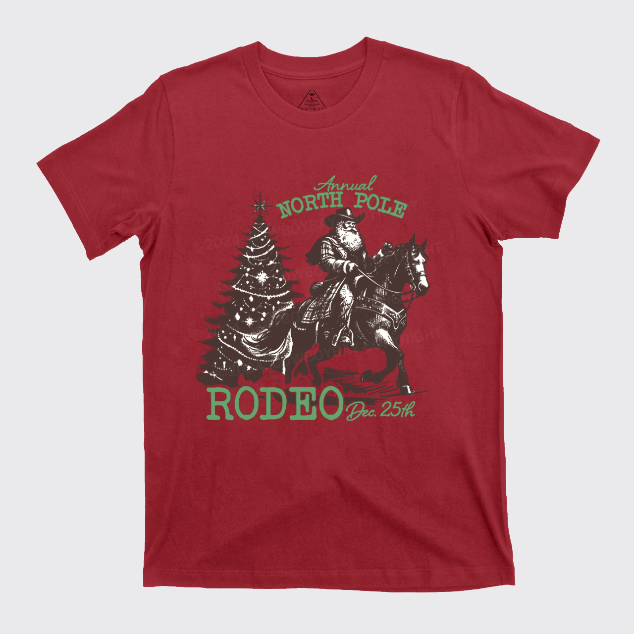 Cowboy Santa Western Christmas T-Shirts