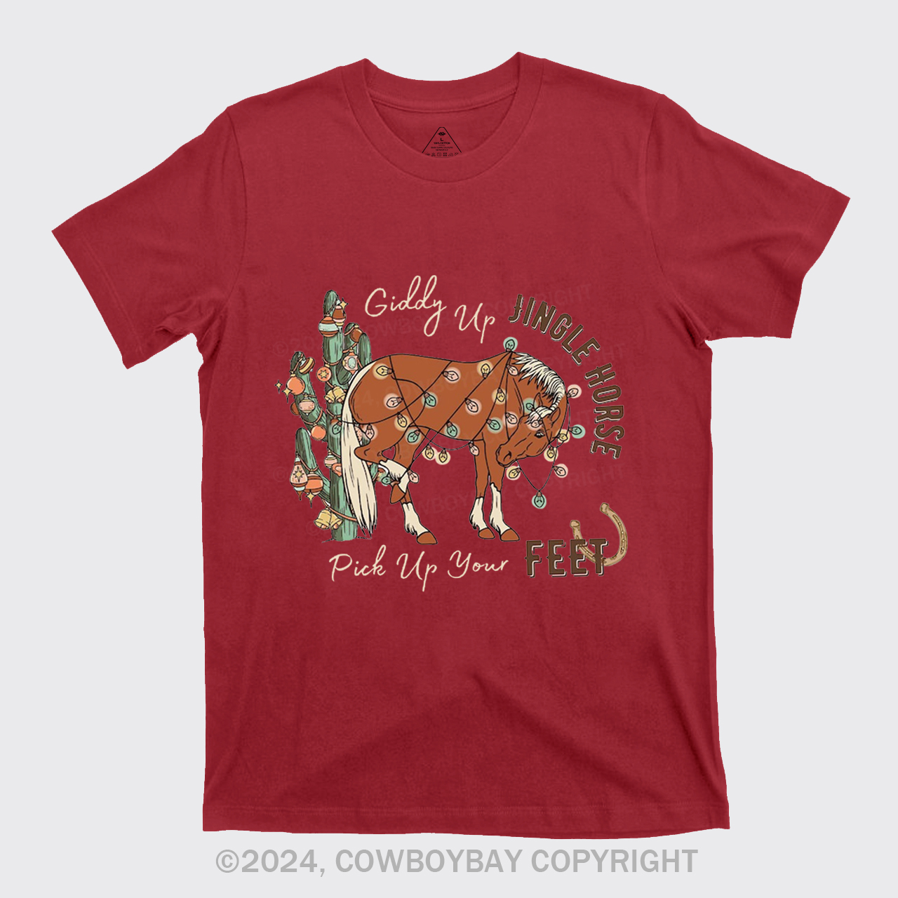 Giddy Up Jingle Horse Pick Up Your Feet T-Shirts
