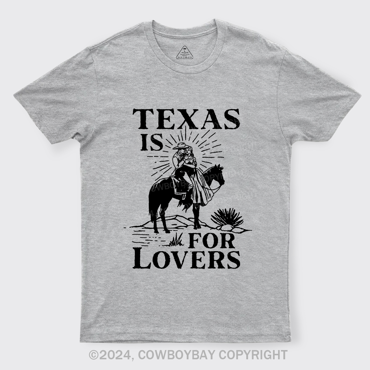 Texas Is For Lovers Giclée Fine Art T-Shirts