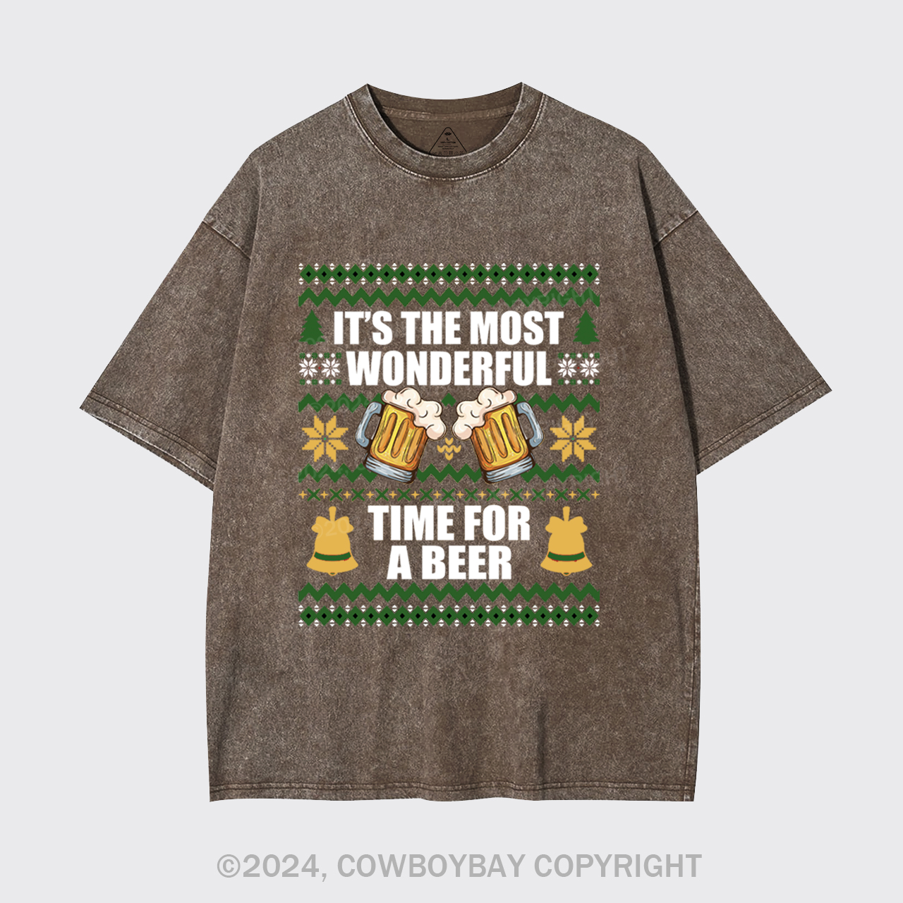 It's The Most Wonderful Time For A Beer Garment-dye Tees