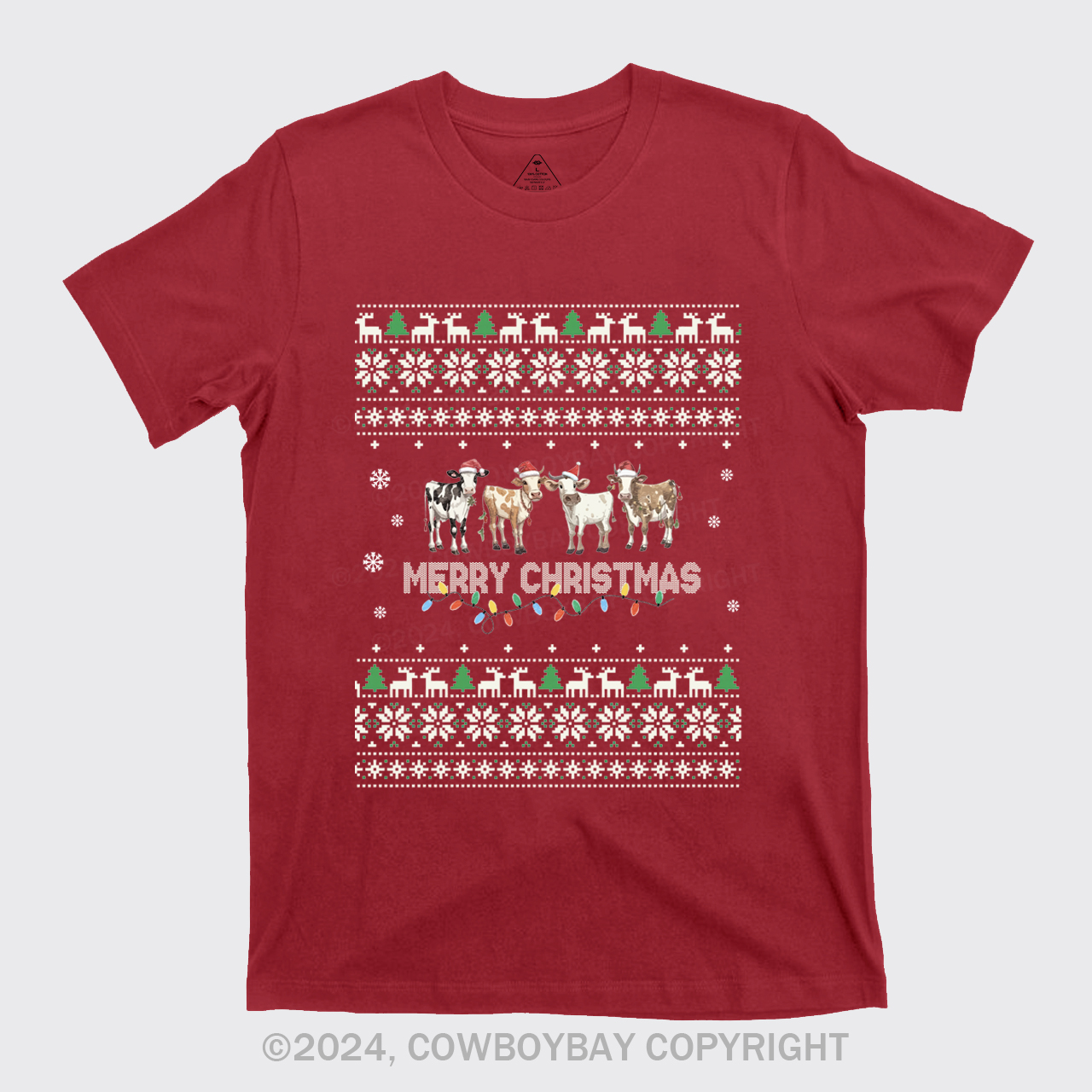 Christmas Cow T-Shirts