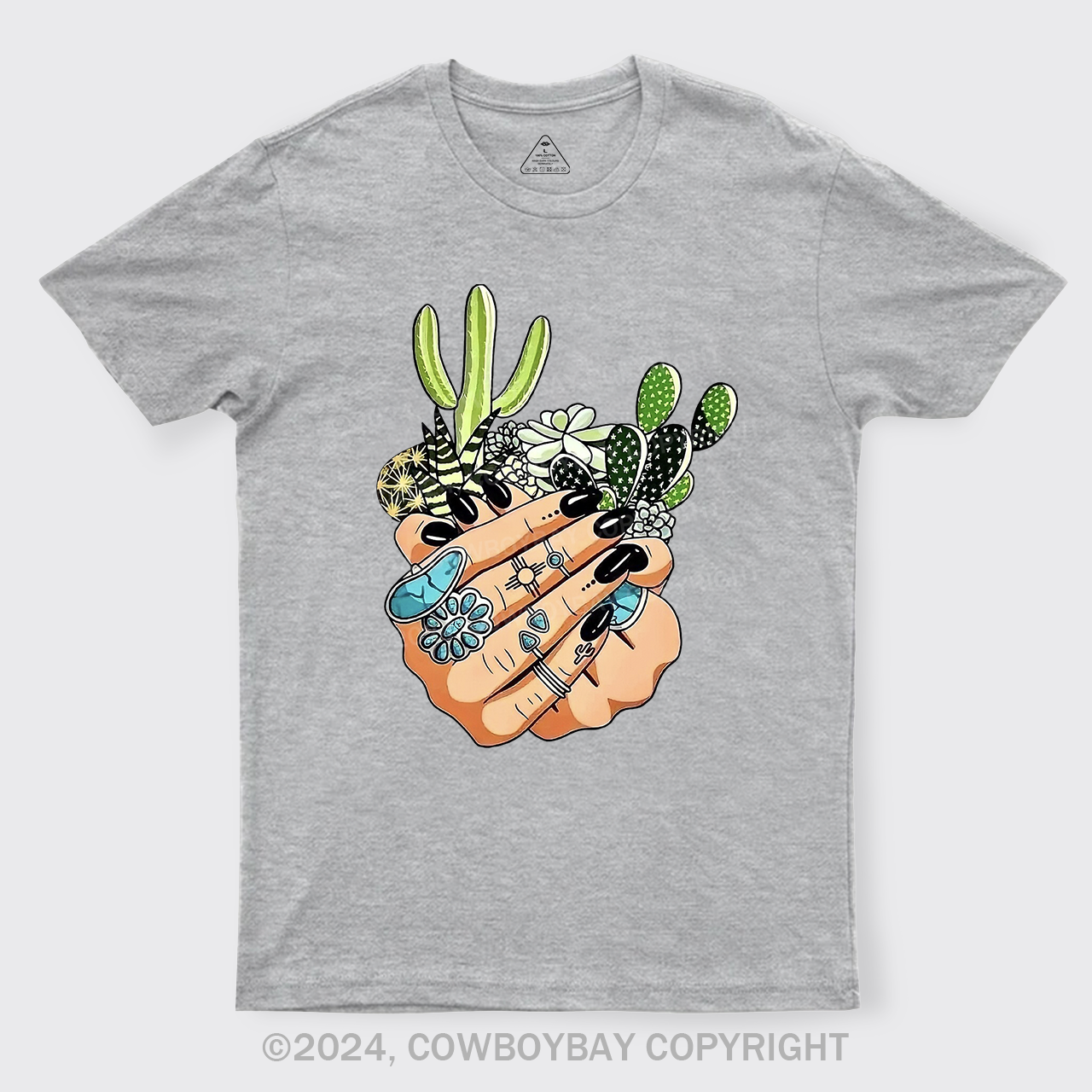 Cactus In My Palm Western Cowboy T-Shirts