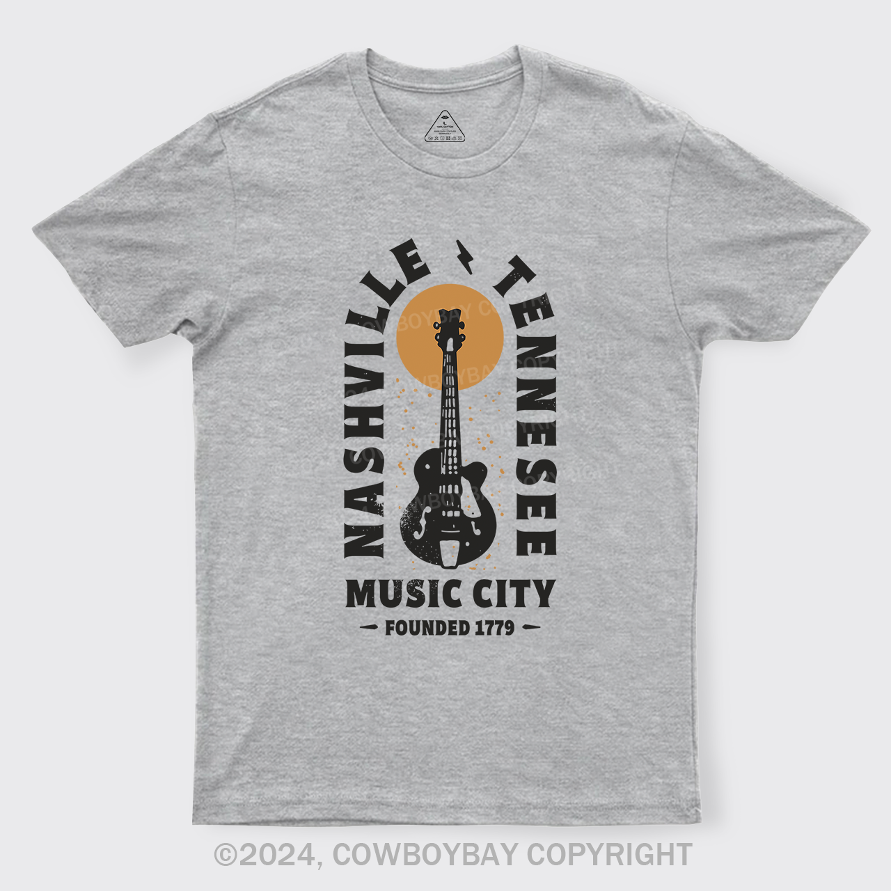 Nashville Tennessee Music City Guitar T-Shirts