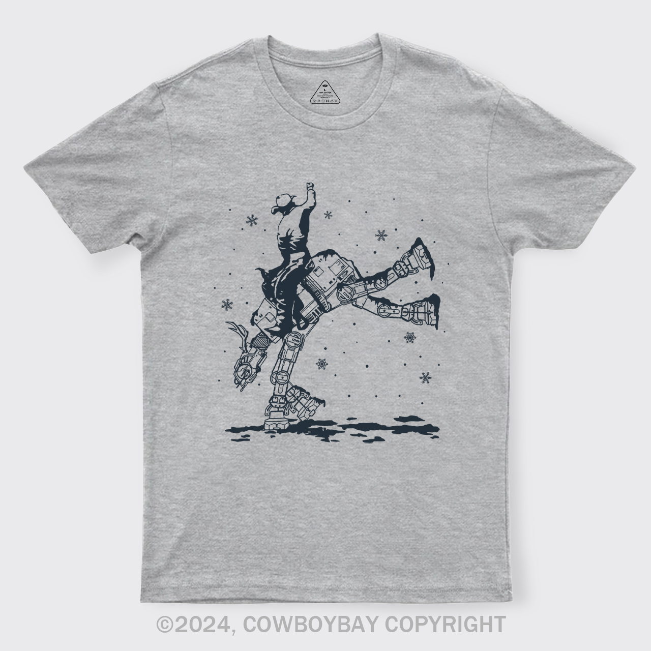 Christmas Star Rodeo At Cowboy T-Shirts