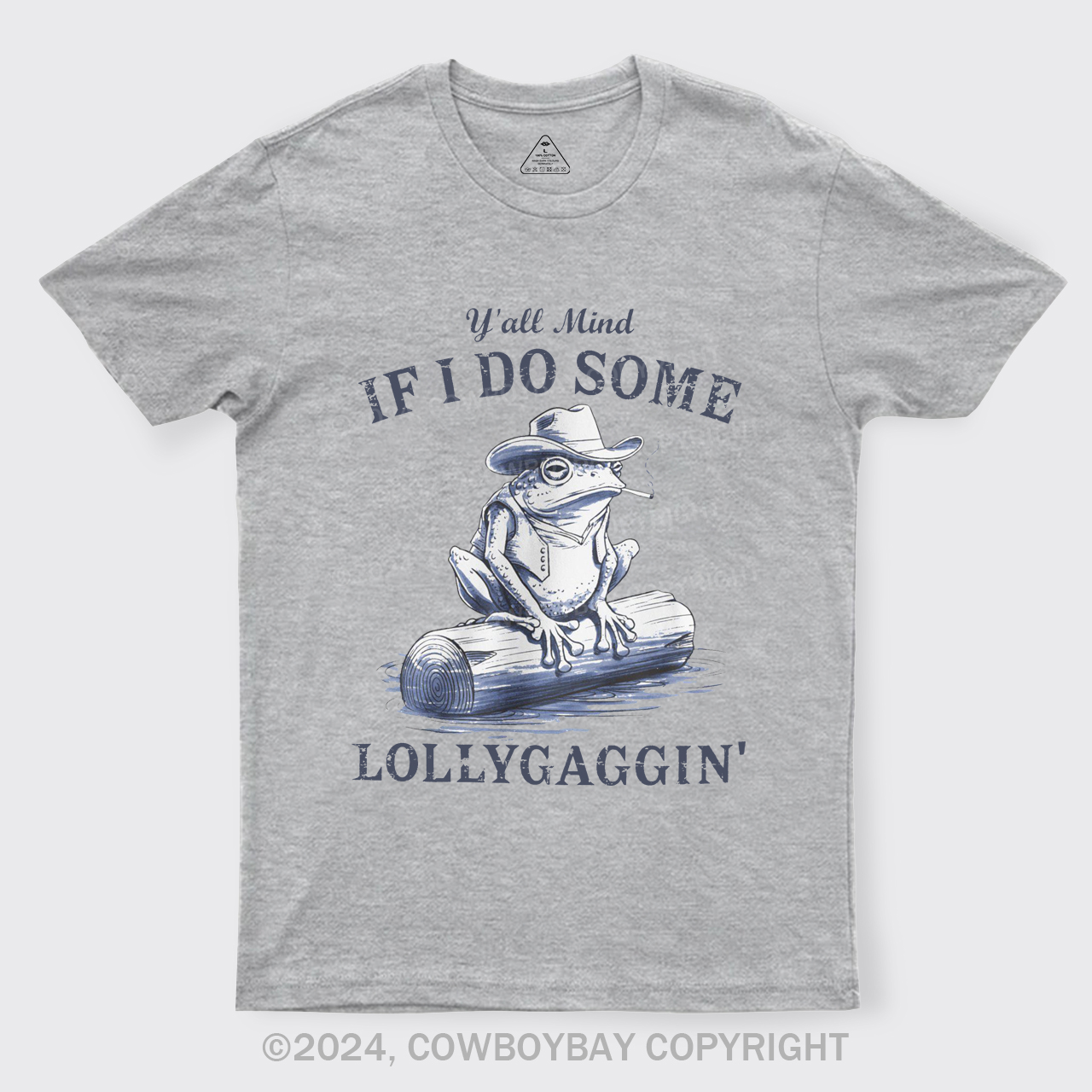 Vintage Cowboy Frog-Y'all Mind If I Do Some Lollygaggin T-Shirts