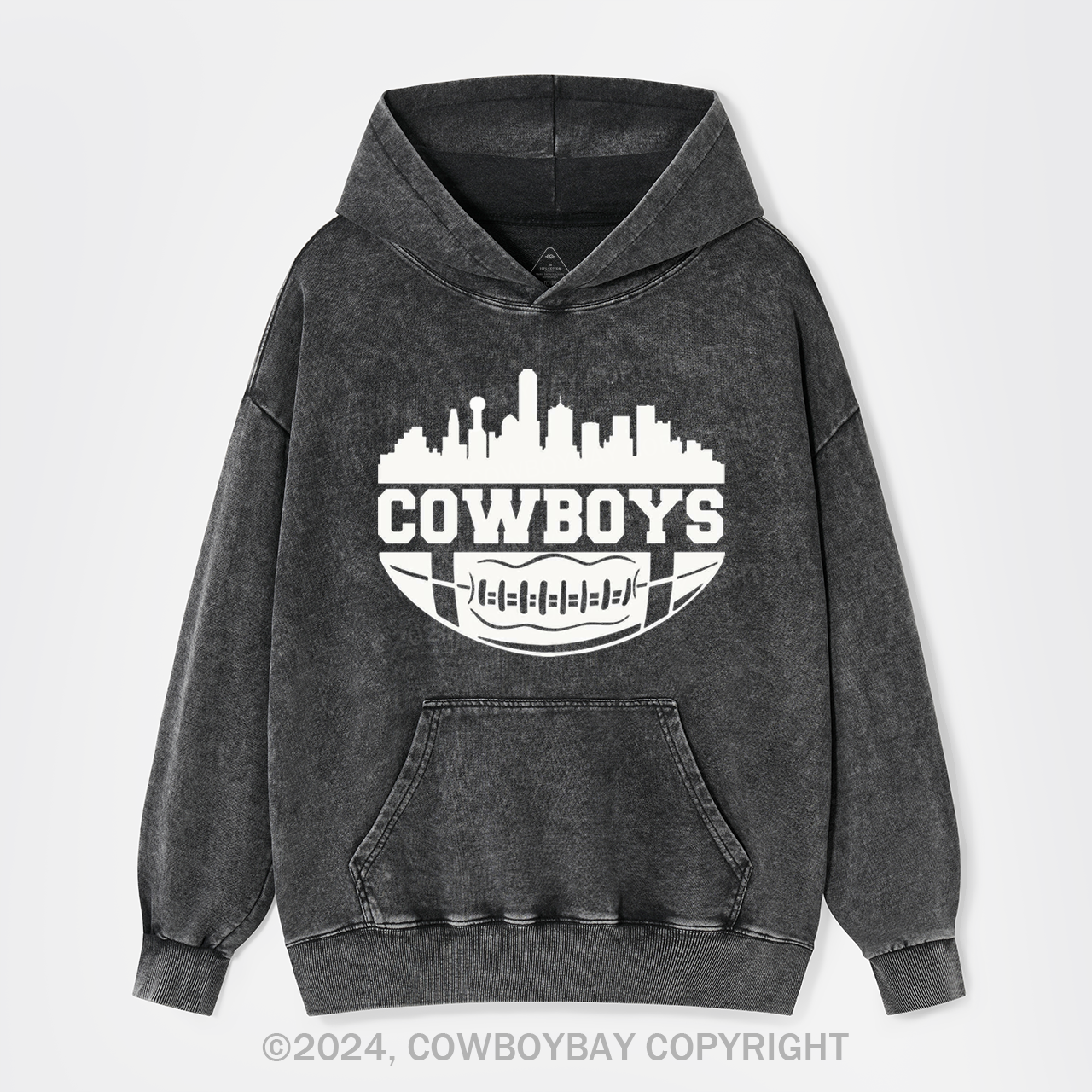 Cowboy City Garment-Dye Hoodies