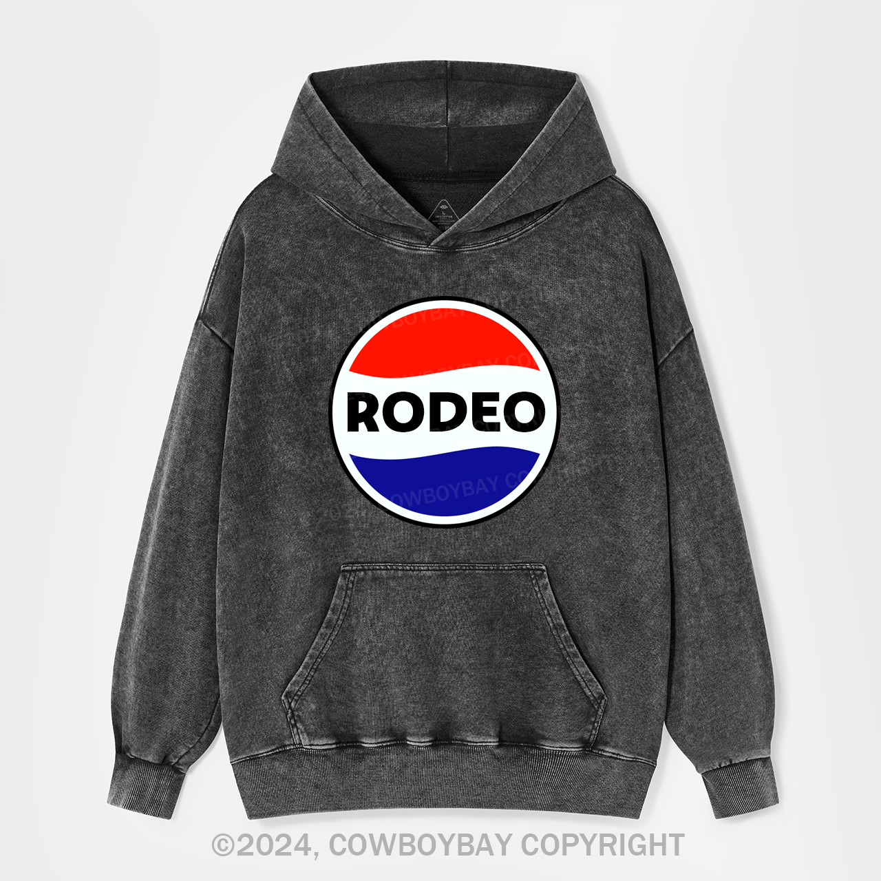Funny Rodeo Garment-Dye Hoodies