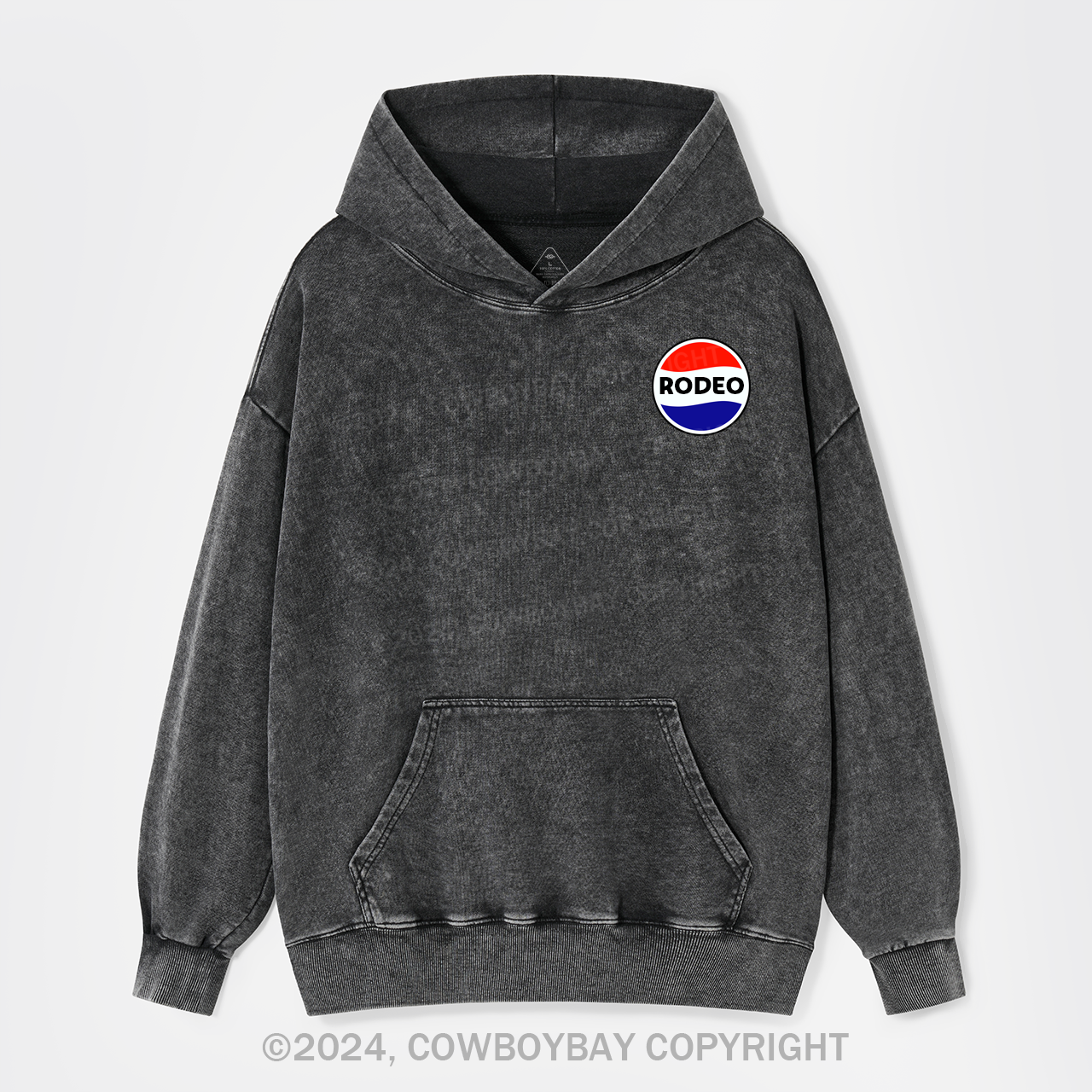 Funny Rodeo Garment-Dye Hoodies