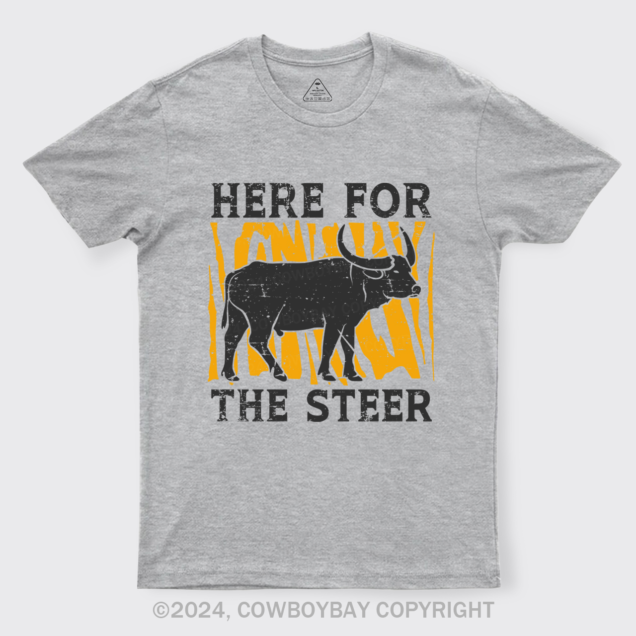 Bull In Arena Steer Wrestler T-Shirts