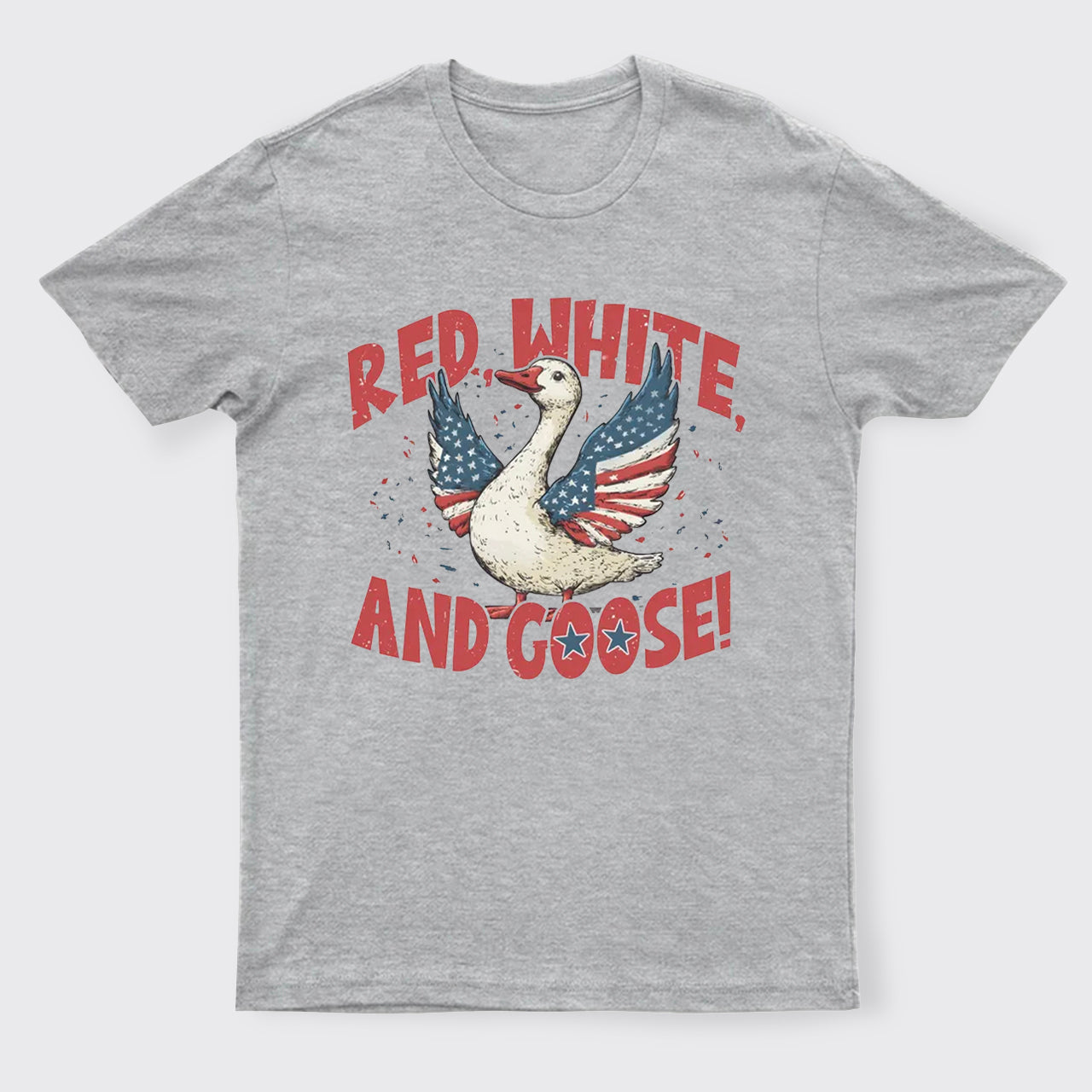 Retro 4th Of July-Red White And Goose T-Shirts