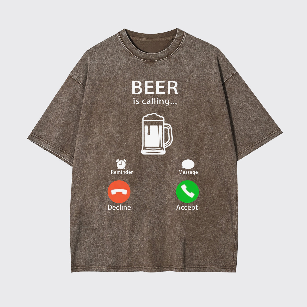 Custom Beer Is Calling Garment-dye Tees