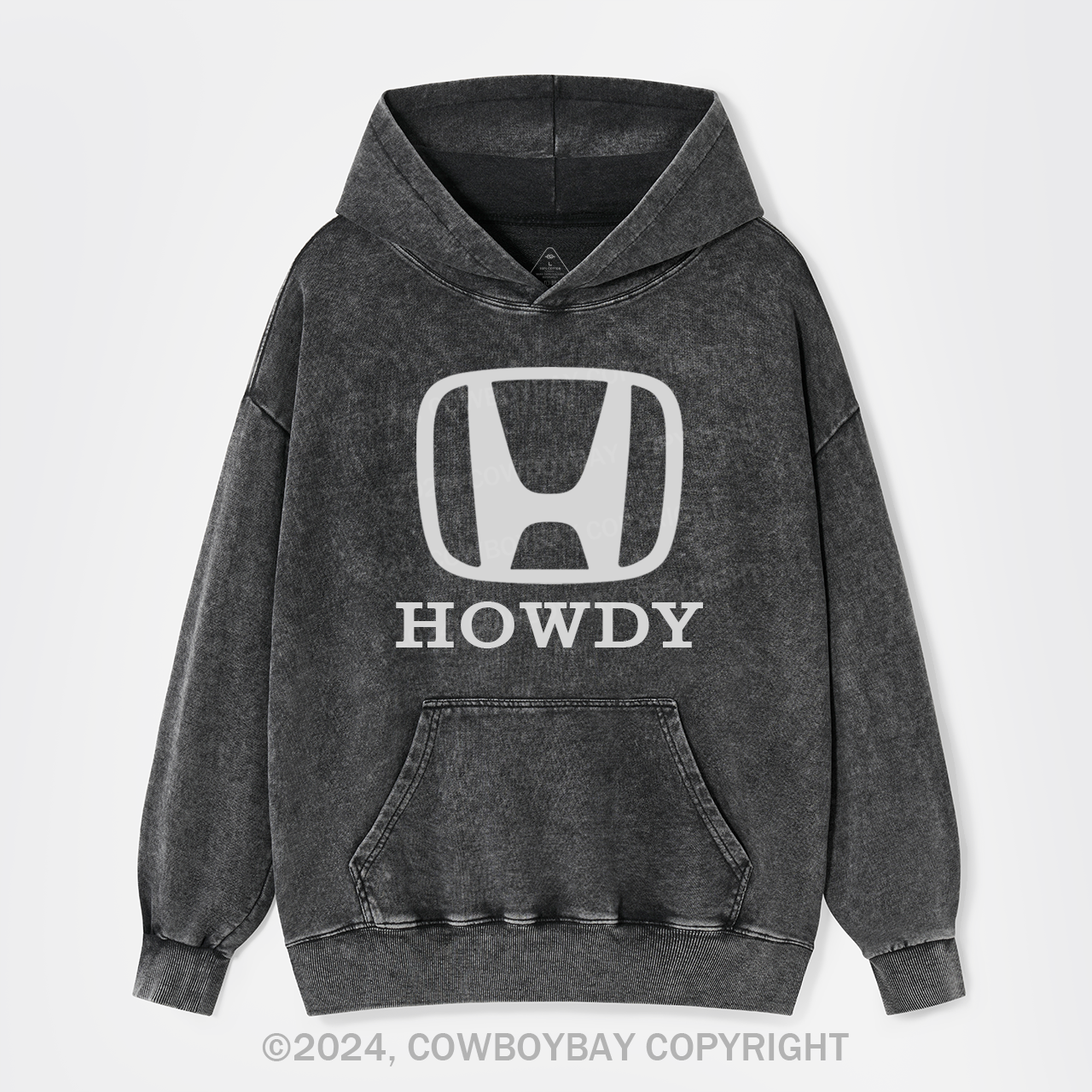 Howdy Logo Garment-Dye Hoodies