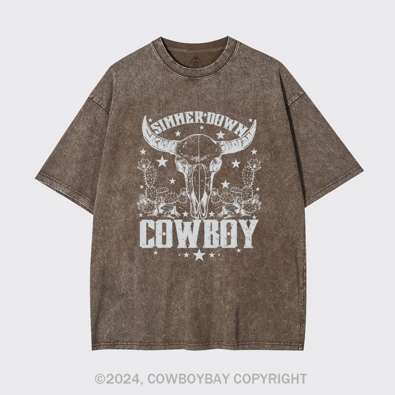 Simmer Down Cowboy Garment-dye Tees