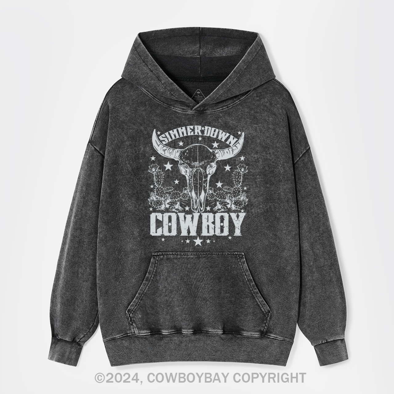 Simmer Down Cowboy Garment-Dye Hoodies