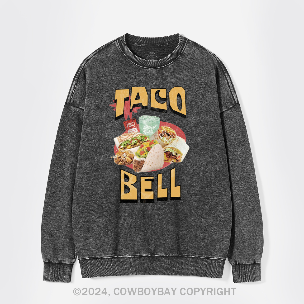 Taco Bell Washed Sweatshirts