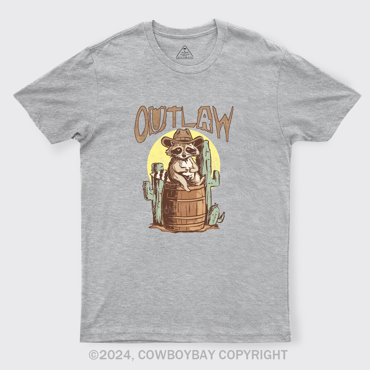 Retro Outlaw Raccoon Cowboy T-Shirts
