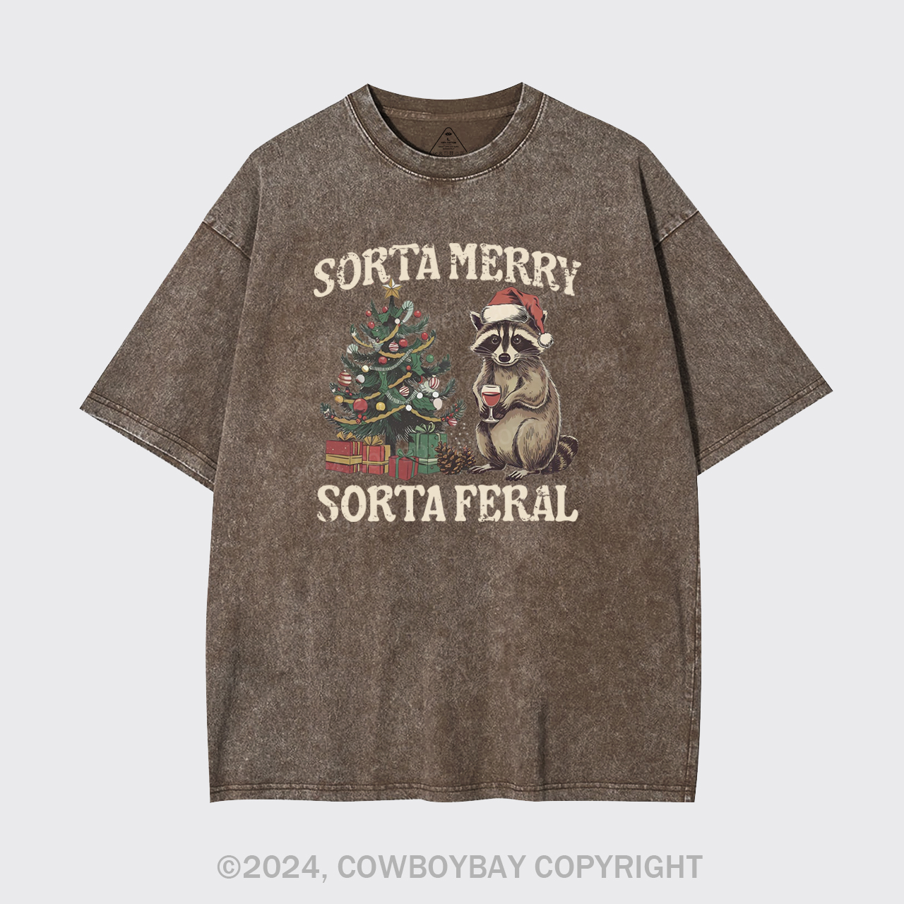 Sorta Merry Sorta Feral Garment-dye Tees