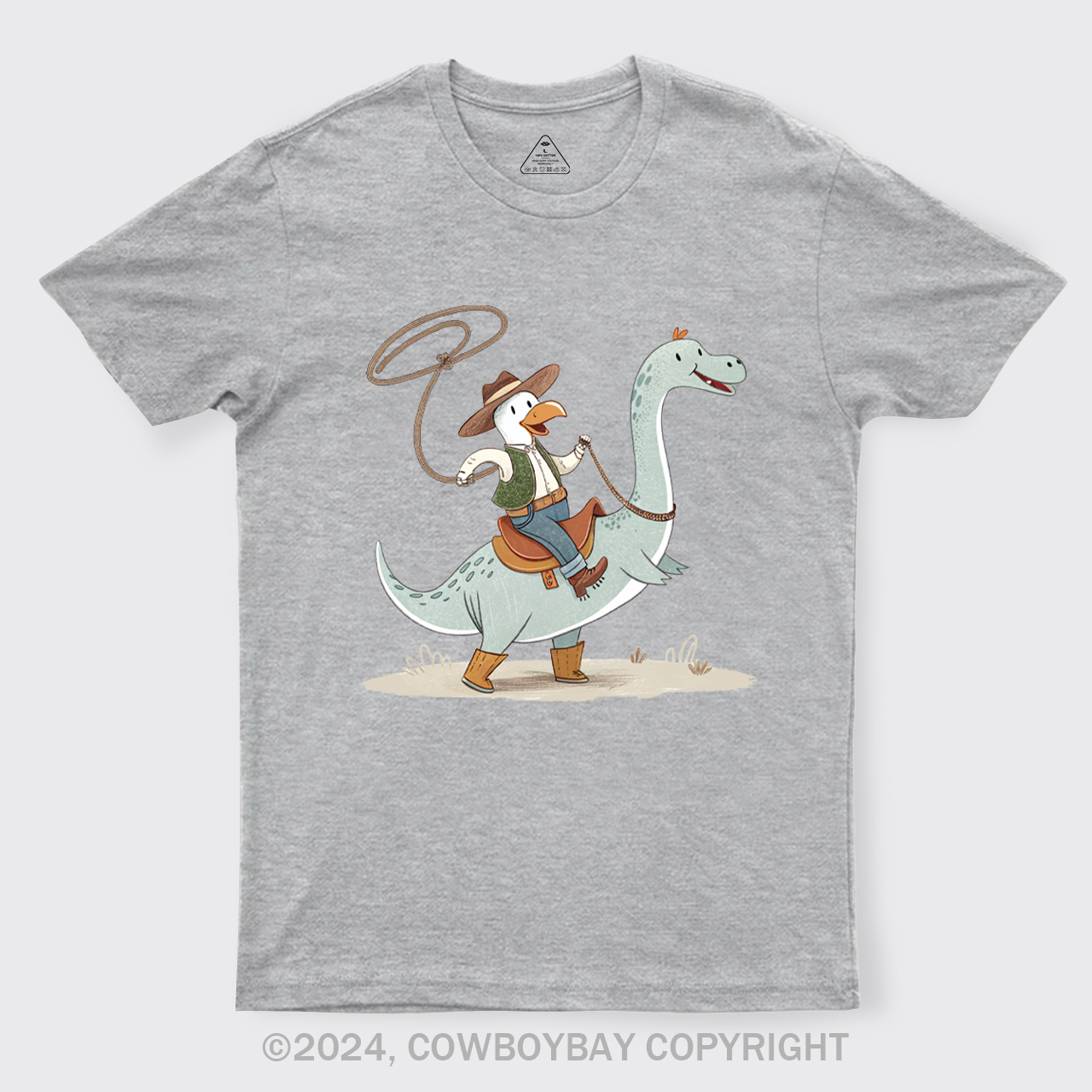 The Dinosaur Wanted To Be A Cowboy T-Shirts