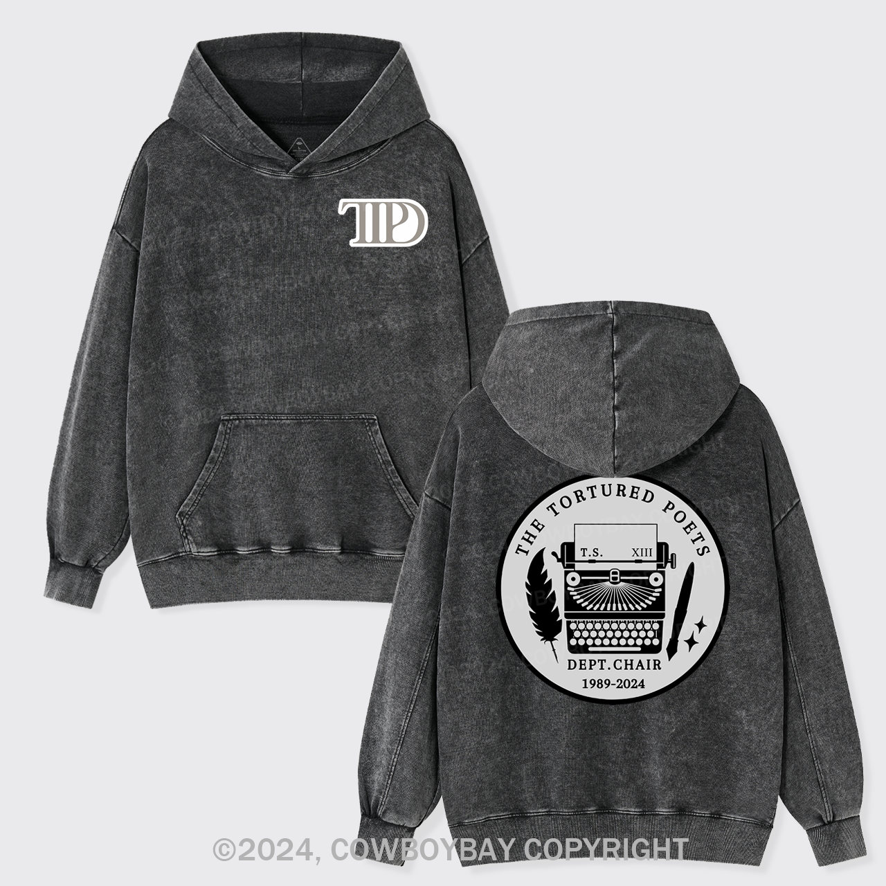 The Tortured Poets Department Garment-Dye Hoodies