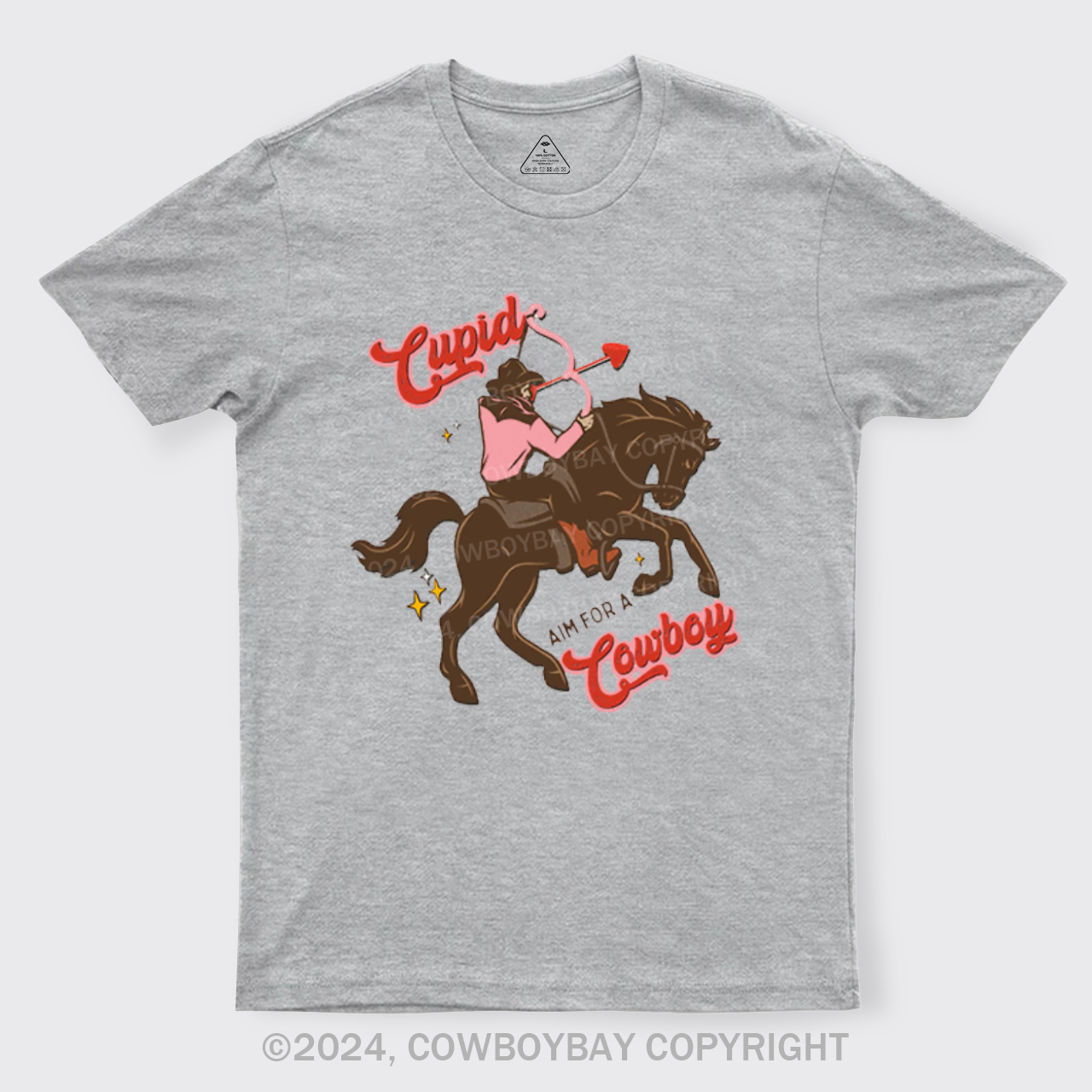 Valentine Cupid Aim For A Cowboy T-Shirts
