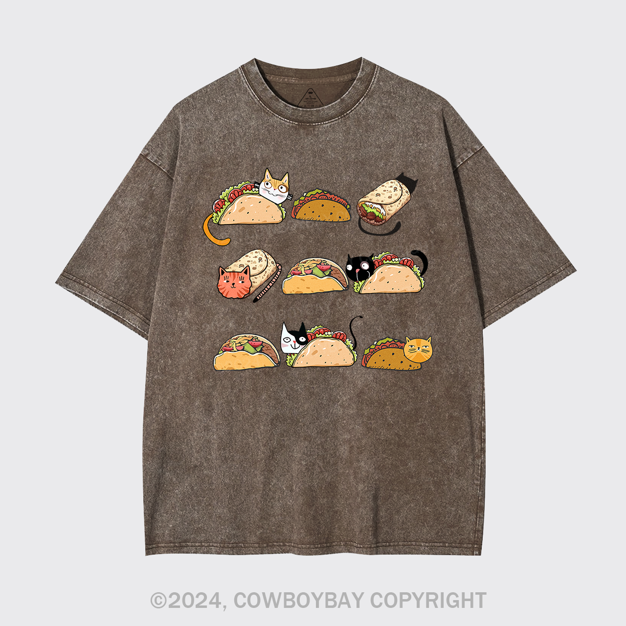 Taco Cat Garment-dye Tees