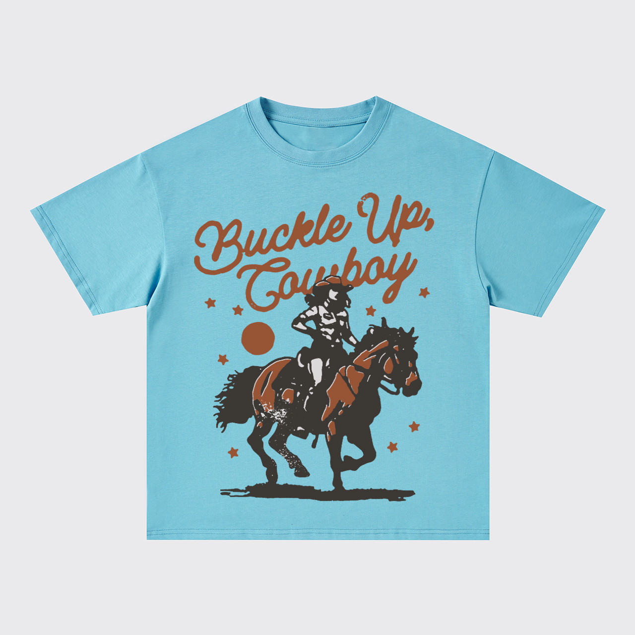 Buckle Up Cowboy Oversize T-Shirts