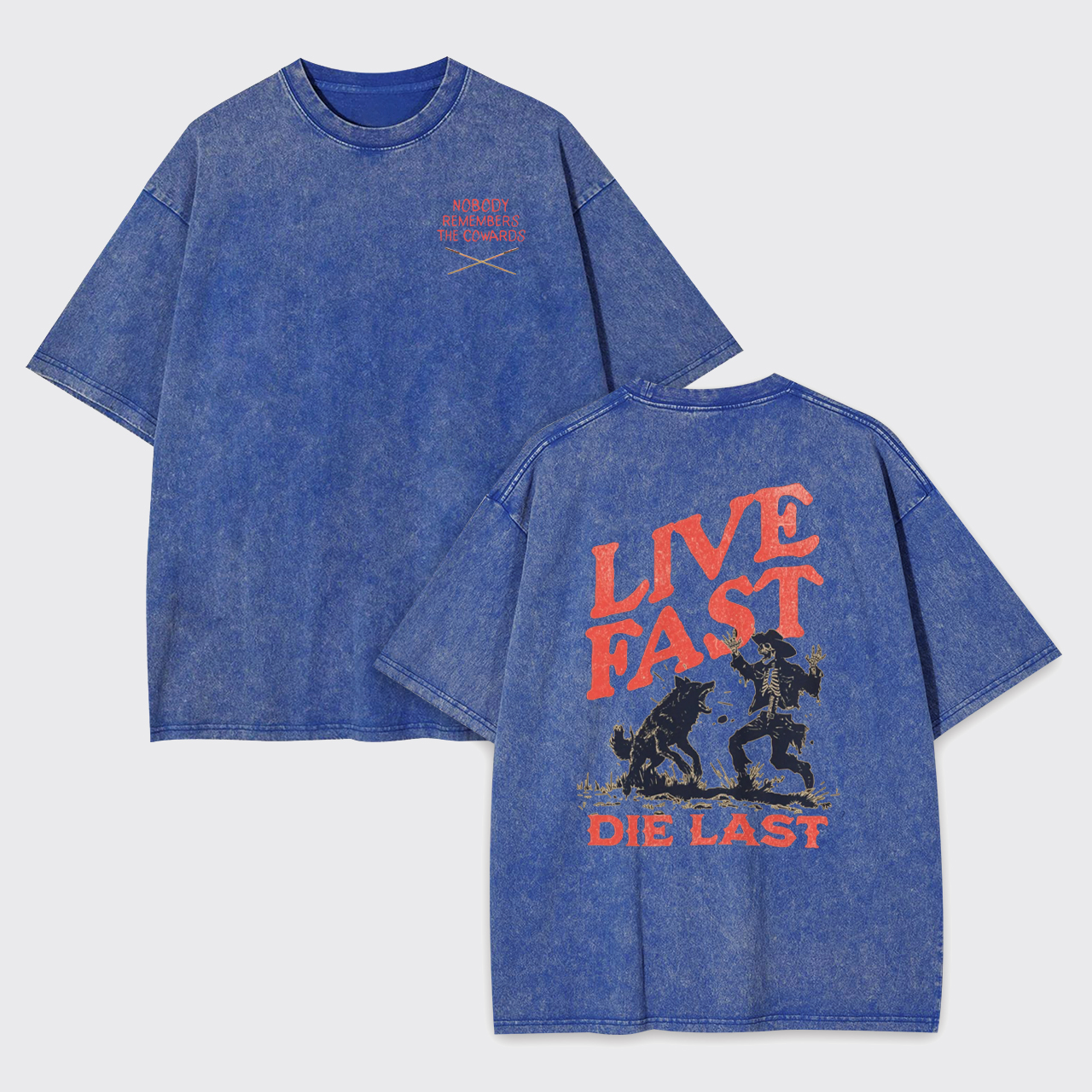 Live Fast Die Last Decoy Garment-dye Tees