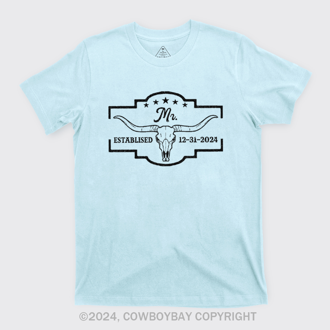 Mr and Mrs Western Couples T-Shirts