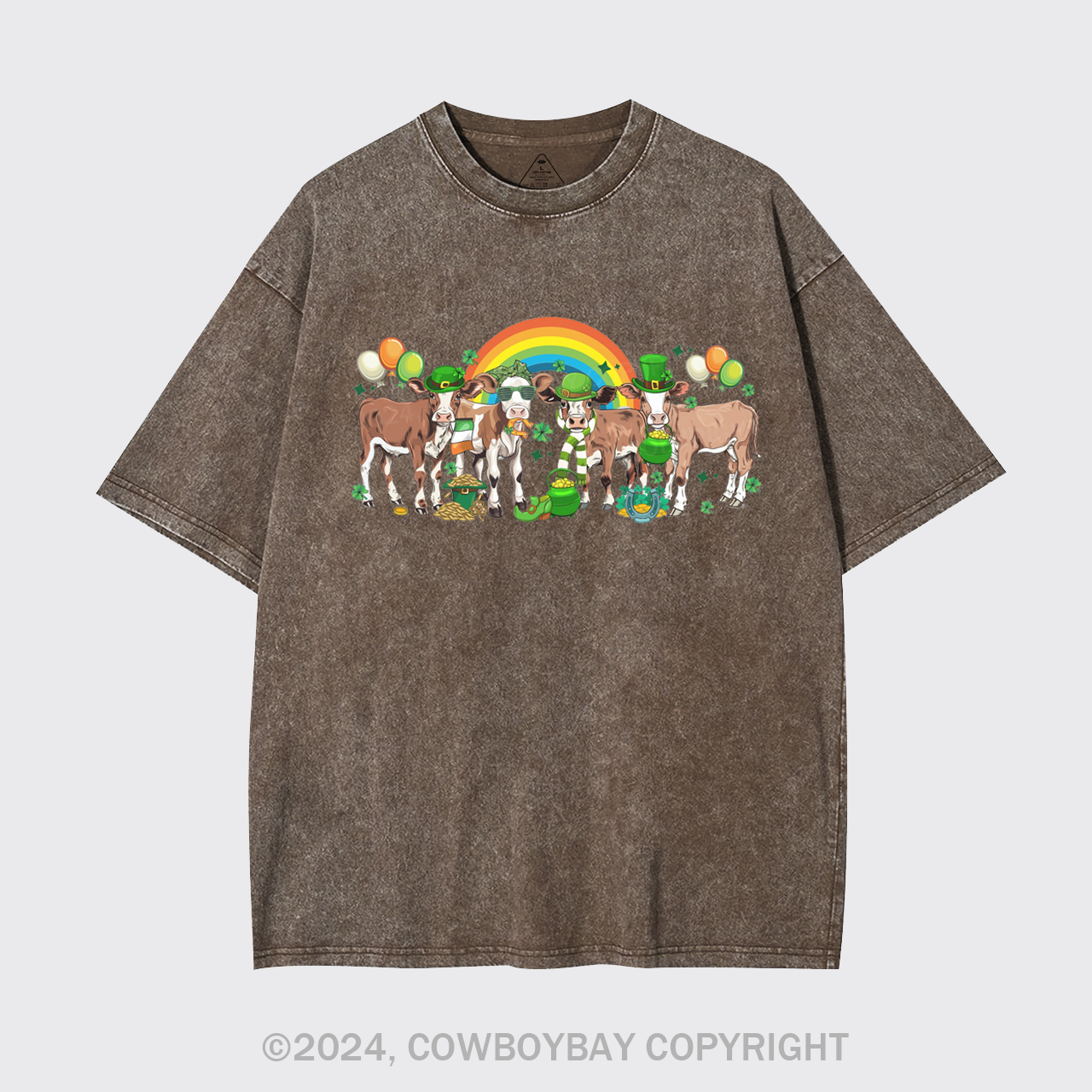 Cows St Patricks Day Garment-dye Tees