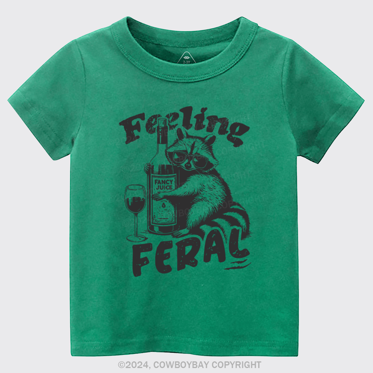 Feeling Feral Of Raccoon Kids T-shirt