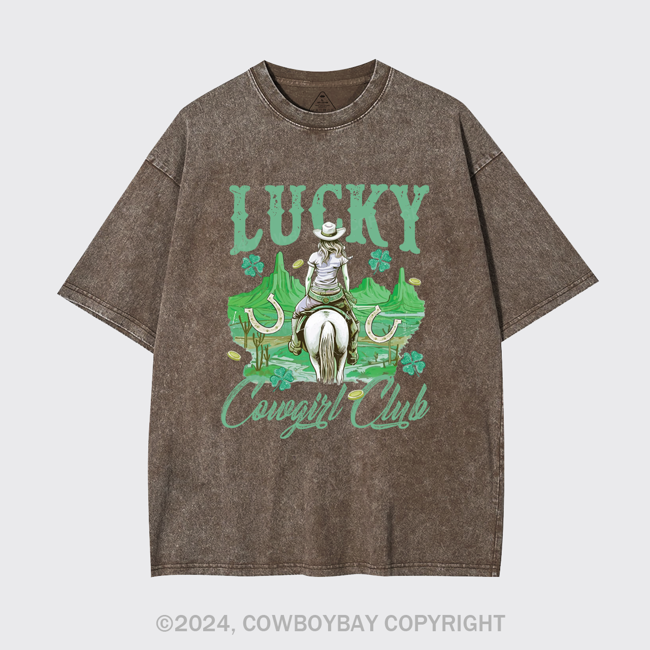 Lucky Cowgirl Club Garment-dye Tees