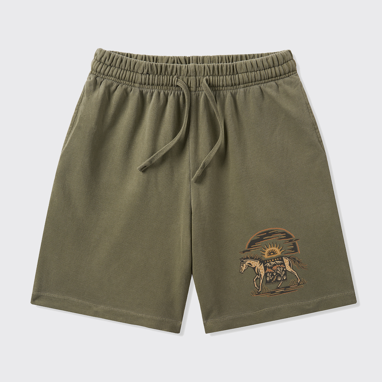 Ride Into The Cowboy Sunset_Broncobay Shorts