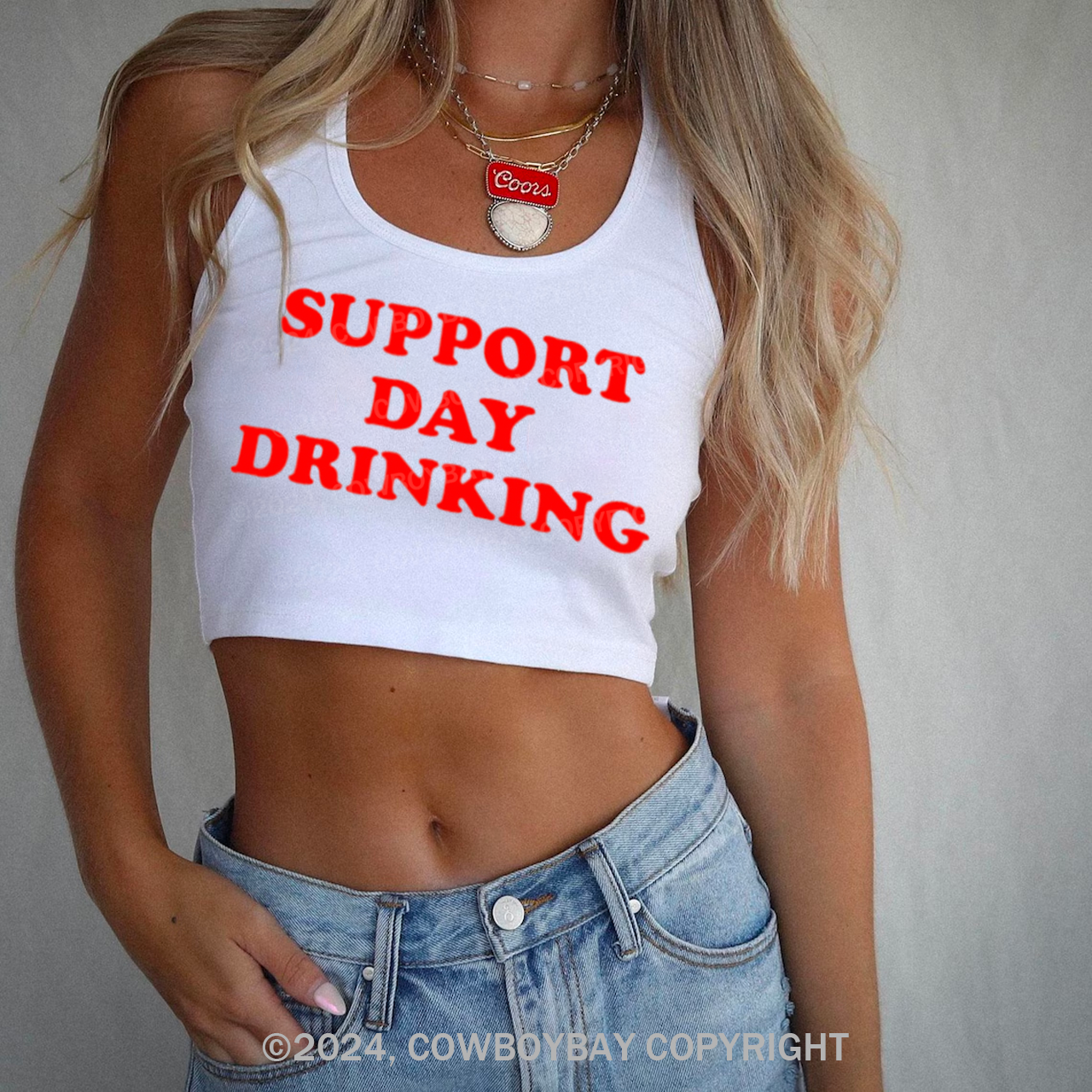 Support Day Drinking Tank Top