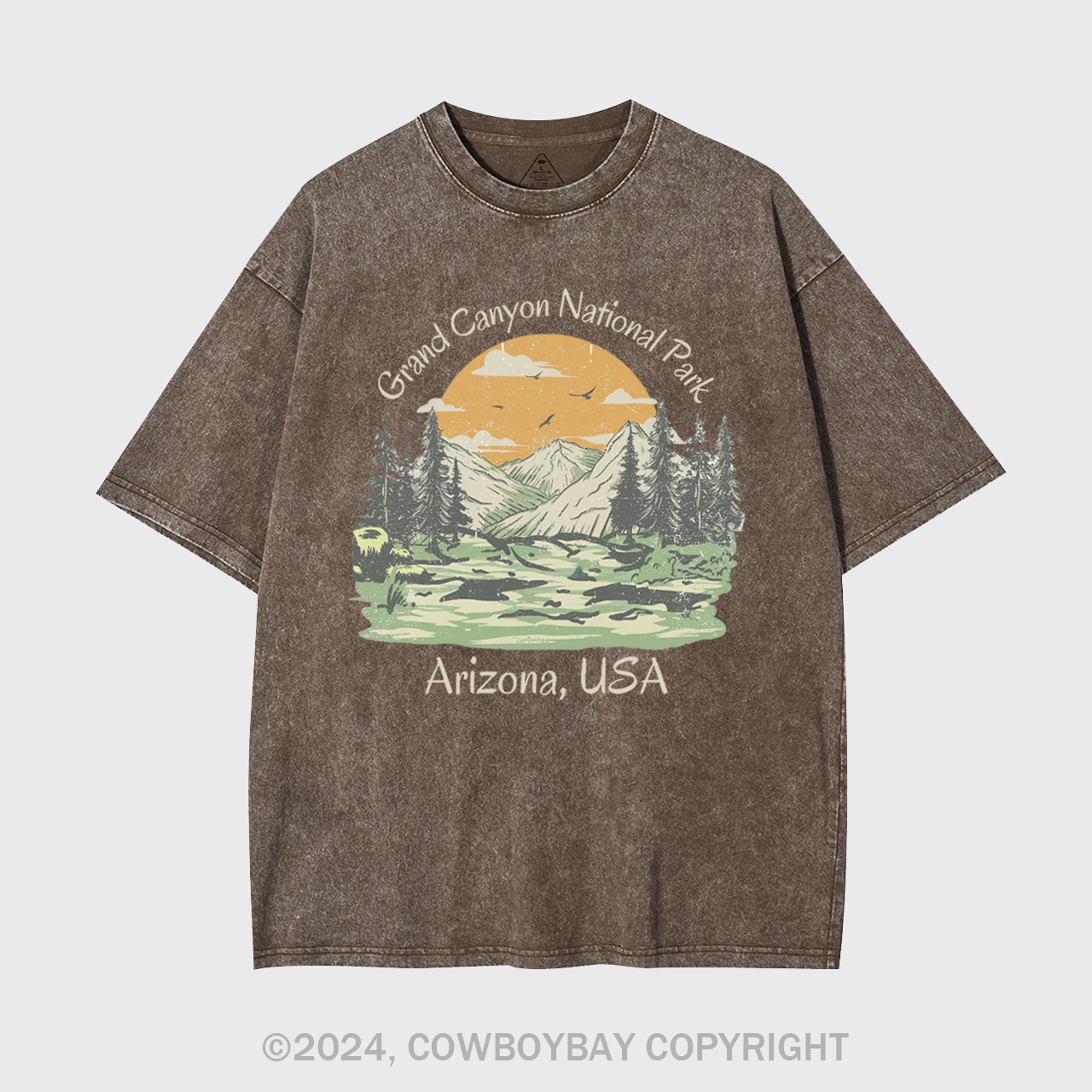 Grand Canyon National Park Garment-dye Tees