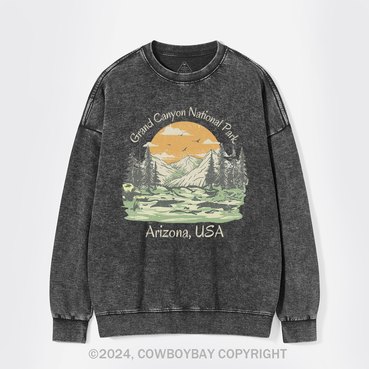 Grand Canyon National Park Washed Sweatshirts