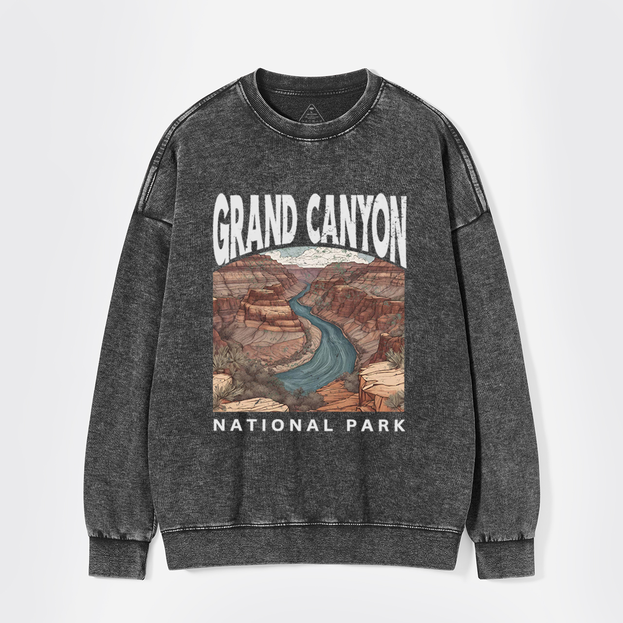 Retro Grand Canyon National Park Washed Sweatshirts